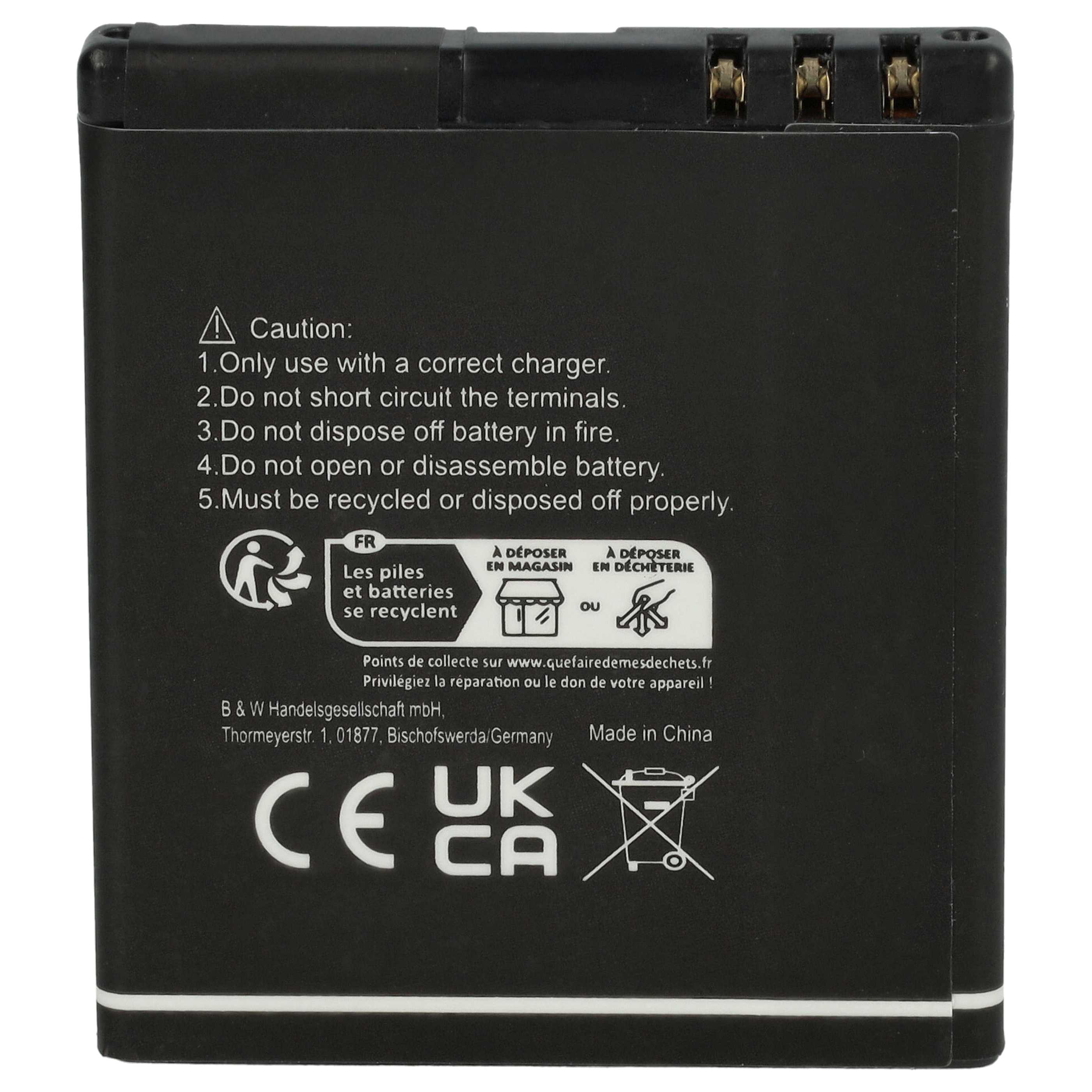 Akumulator do telefonu smartfona zamiennik AK-C145, BS-18 - 1100 mAh 3,7 V Li-Ion