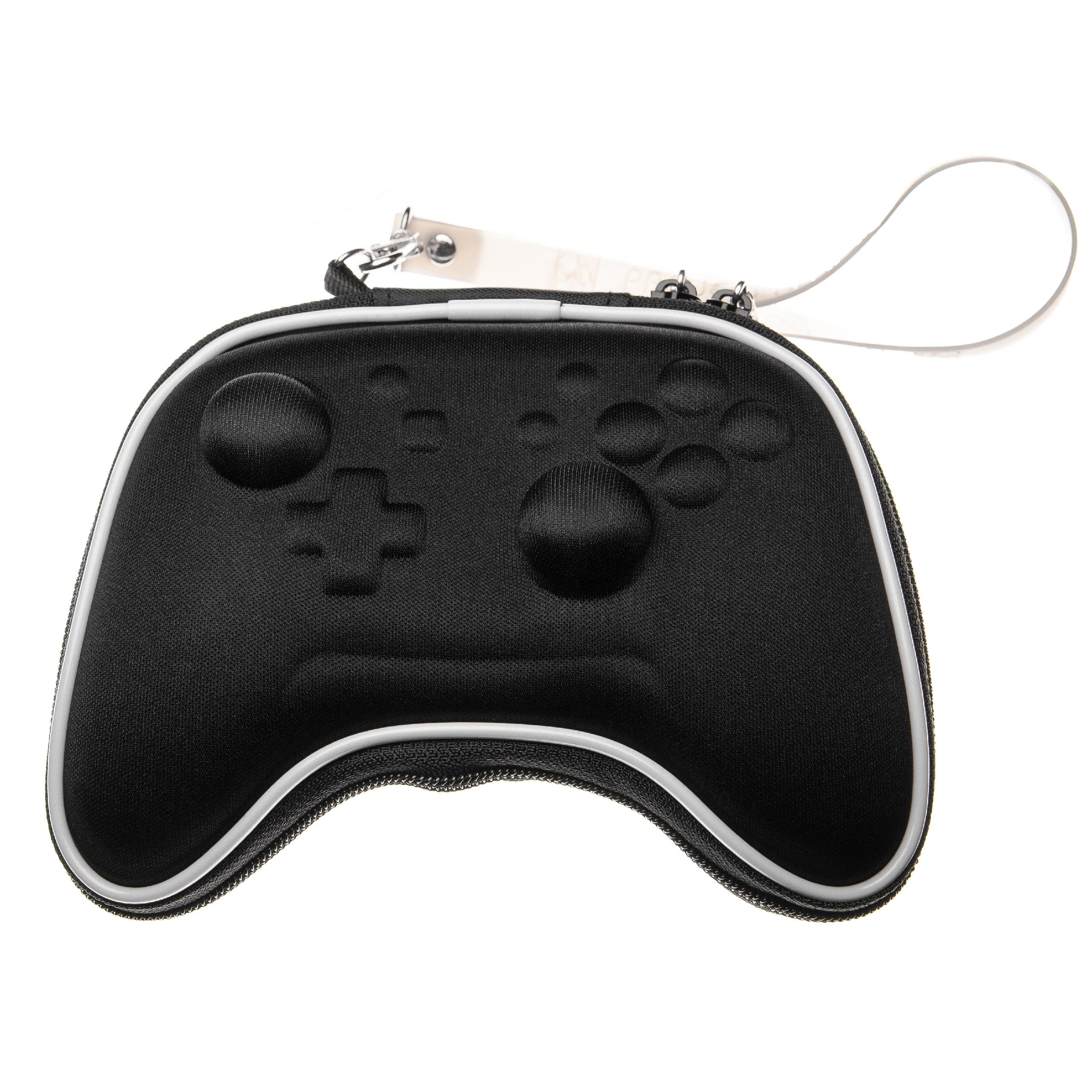 vhbw custodia compatibile con Nintendo Switch Pro Controller - Case, nero, bianco