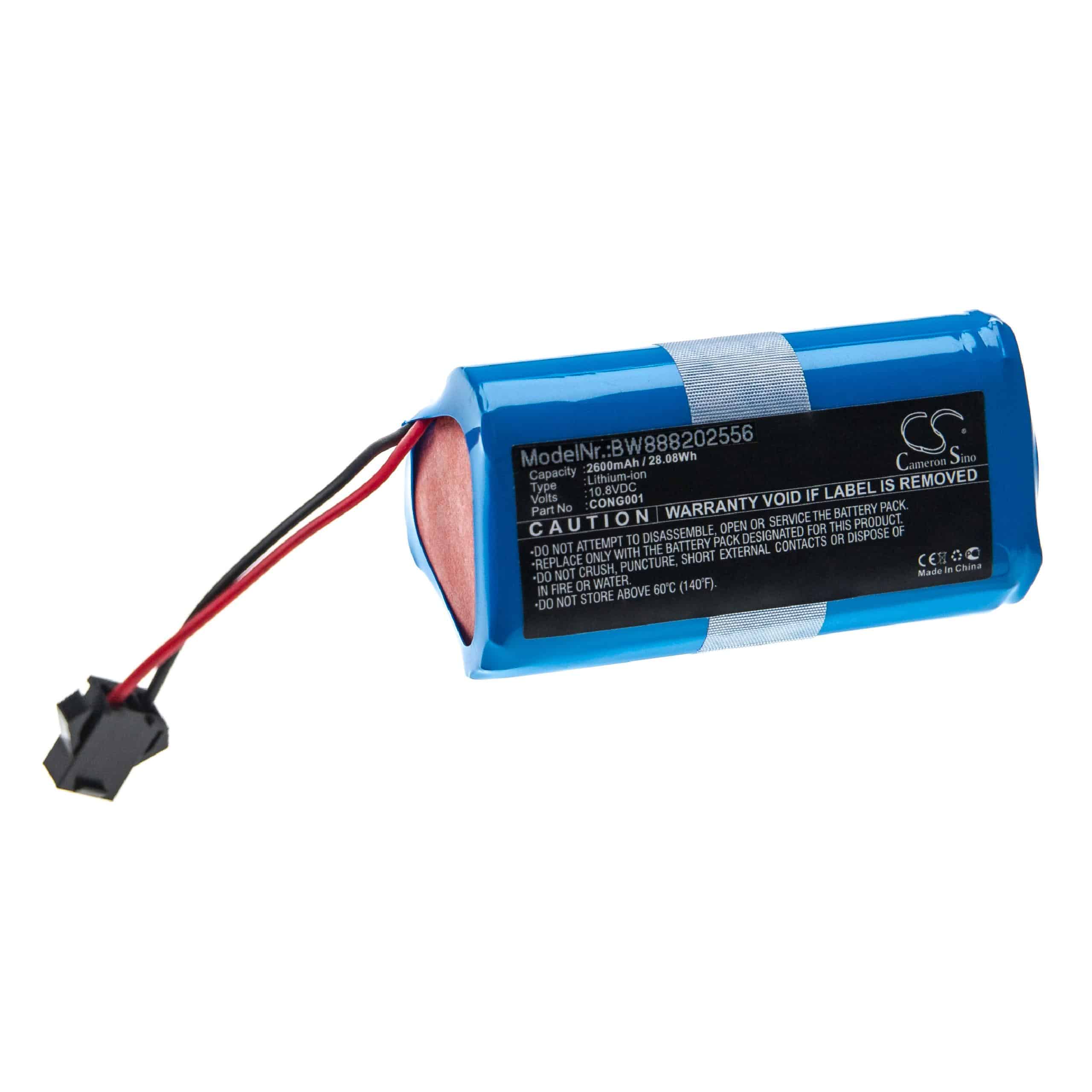 Battery Replacement for Cecotec CONG0001 for - 2600mAh, 10.8V, Li-Ion