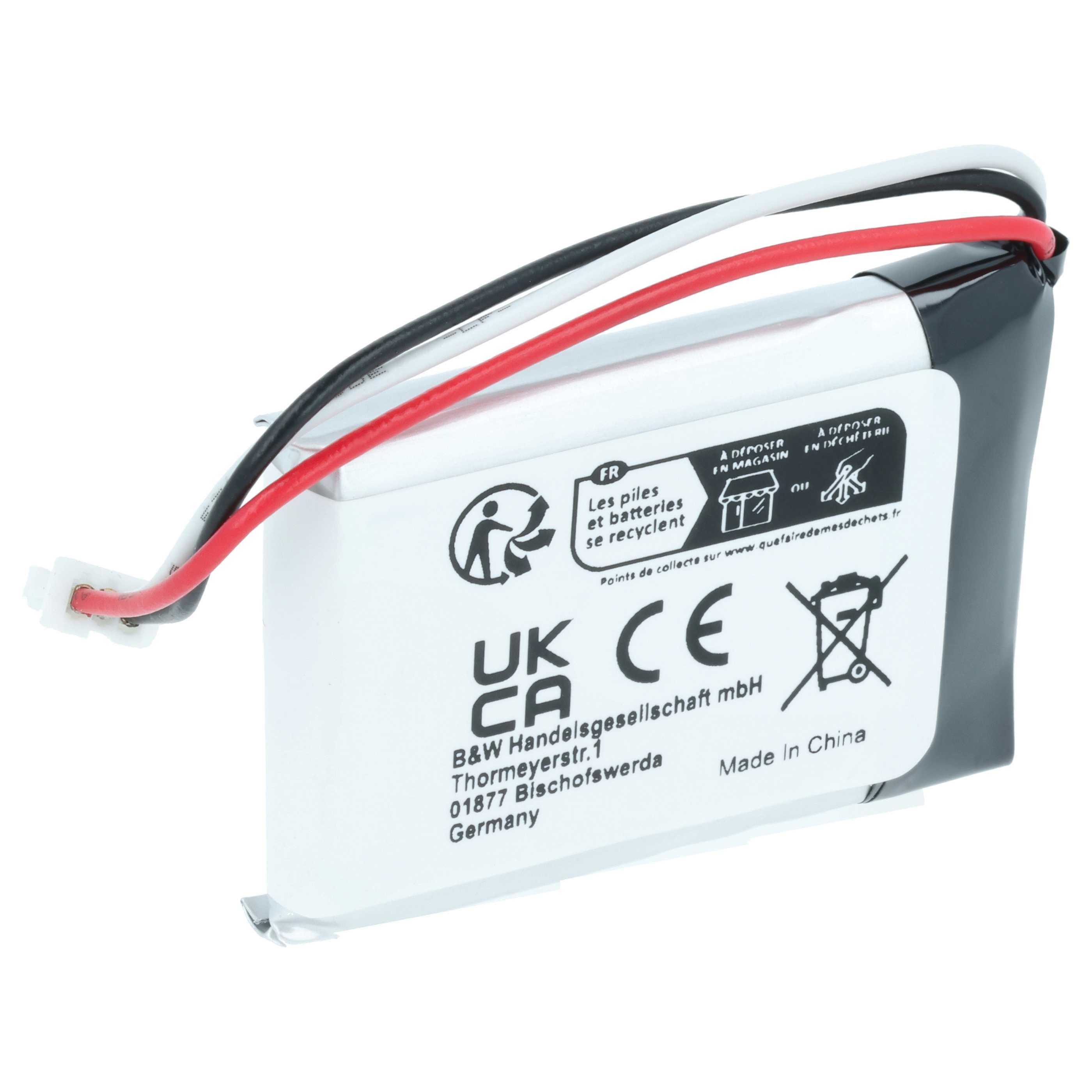 Akumulator do słuchawek bezprzewodowych zamiennik Sennheiser AHB702535PCT-01 - 500 mAh 3,7 V LiPo