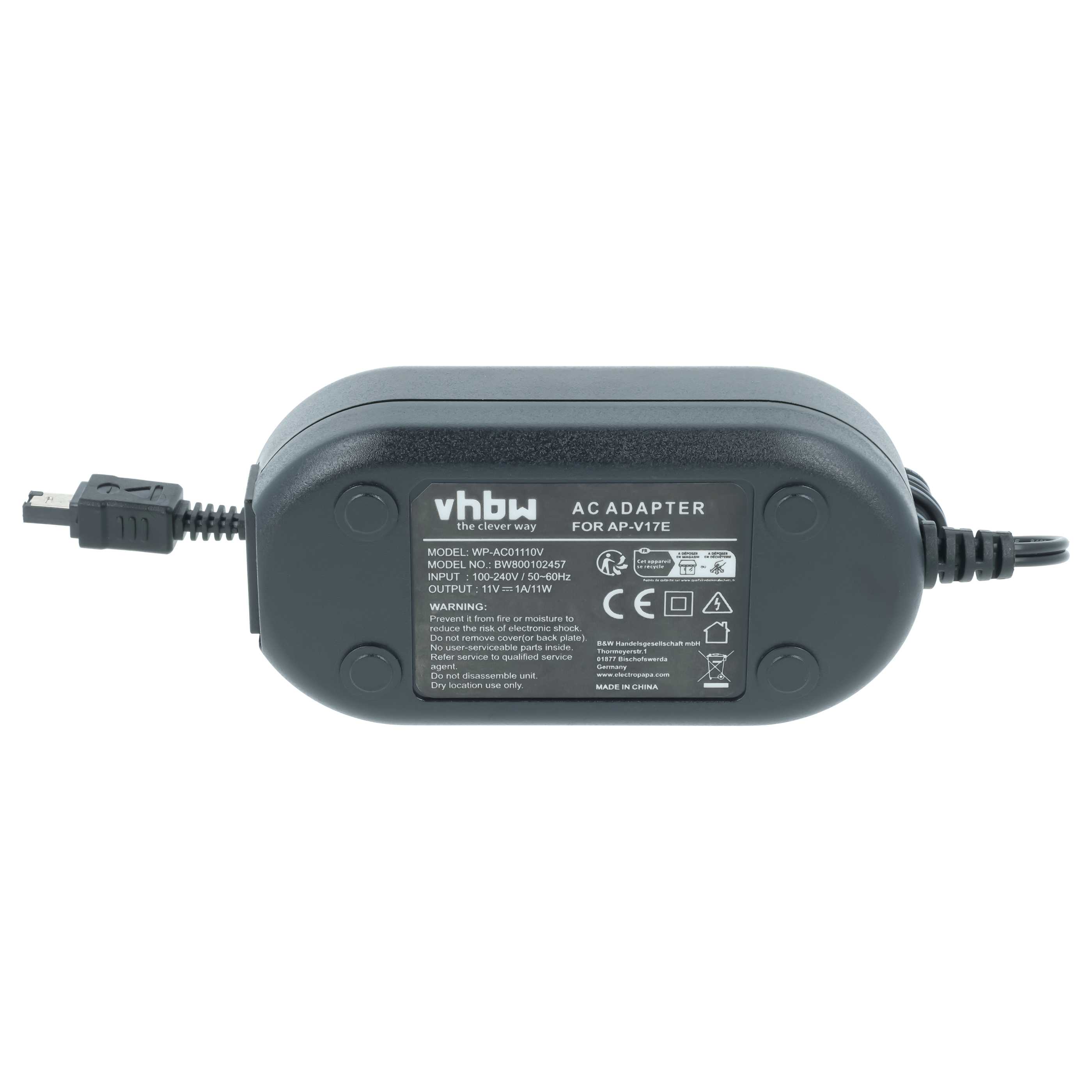 Power Supply replaces AP-V14E AP-V14U AP-V16 AP-V15 AP-V15E AP-V17 AP-V15U AP-V16E for Camera - 2 m 1.0 A