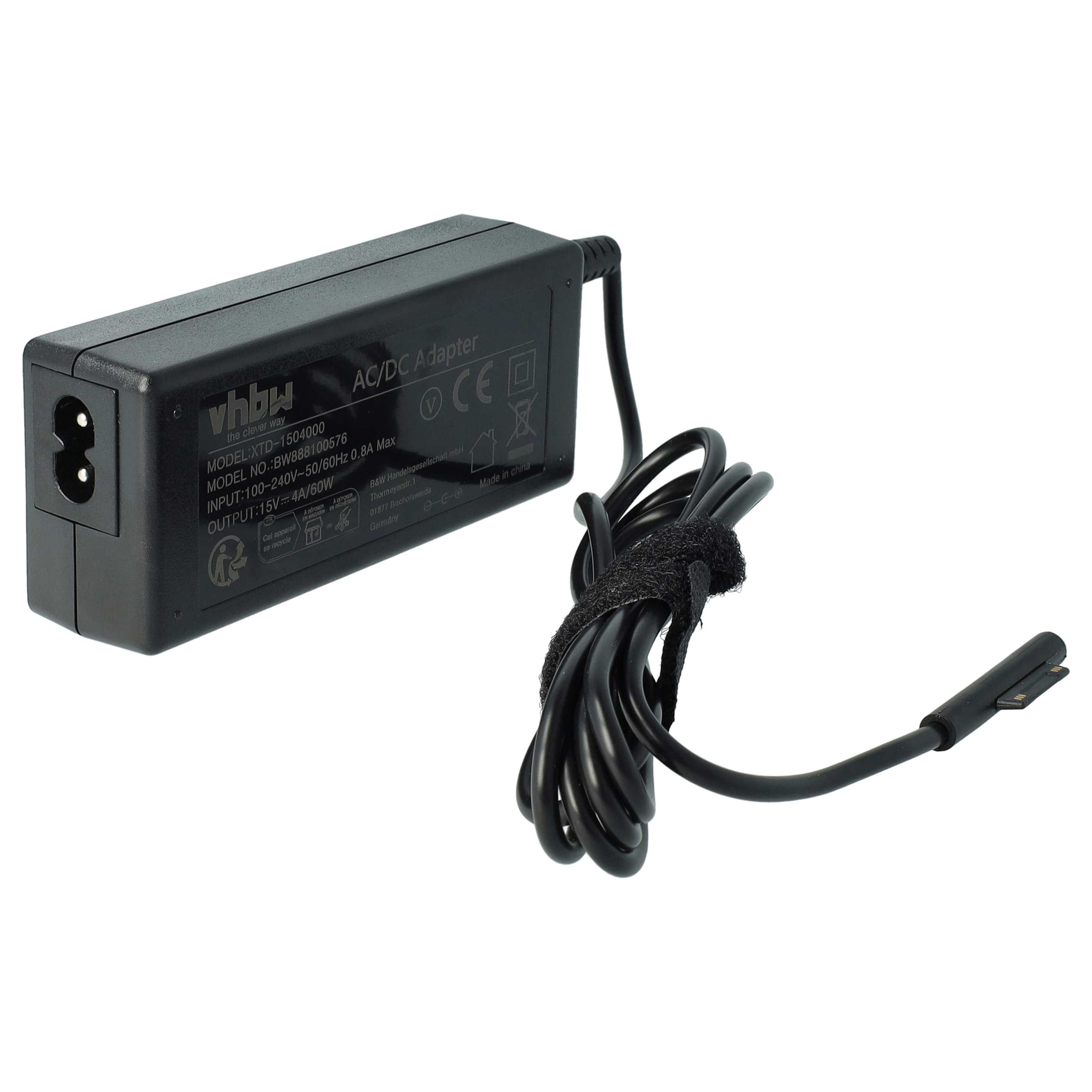 Mains Power Adapter replaces Microsoft A1706 for MicrosoftNotebook