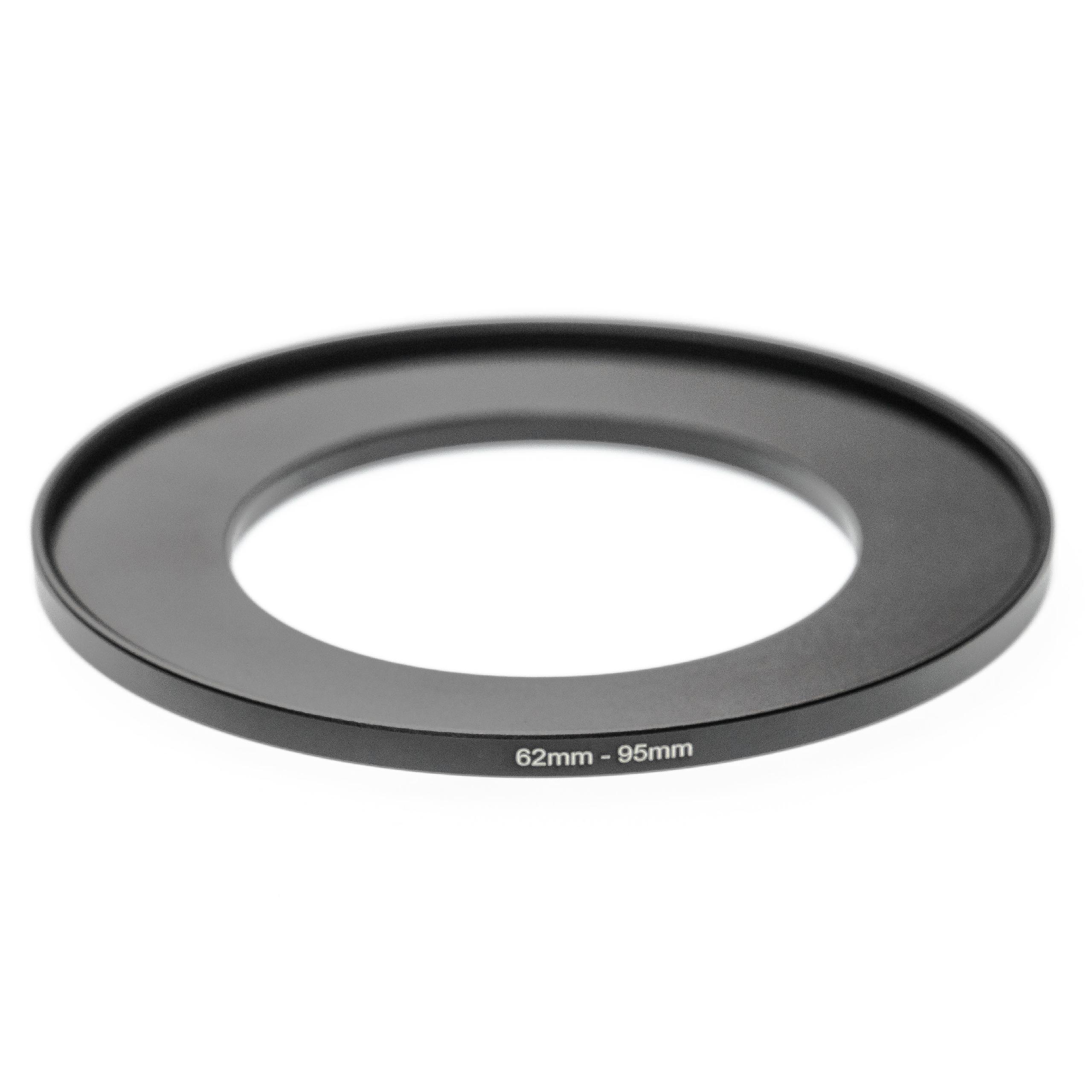 Step-Up-Ring Adapter 62 mm auf 95 mm passend für diverse Kamera-Objektive - Filteradapter
