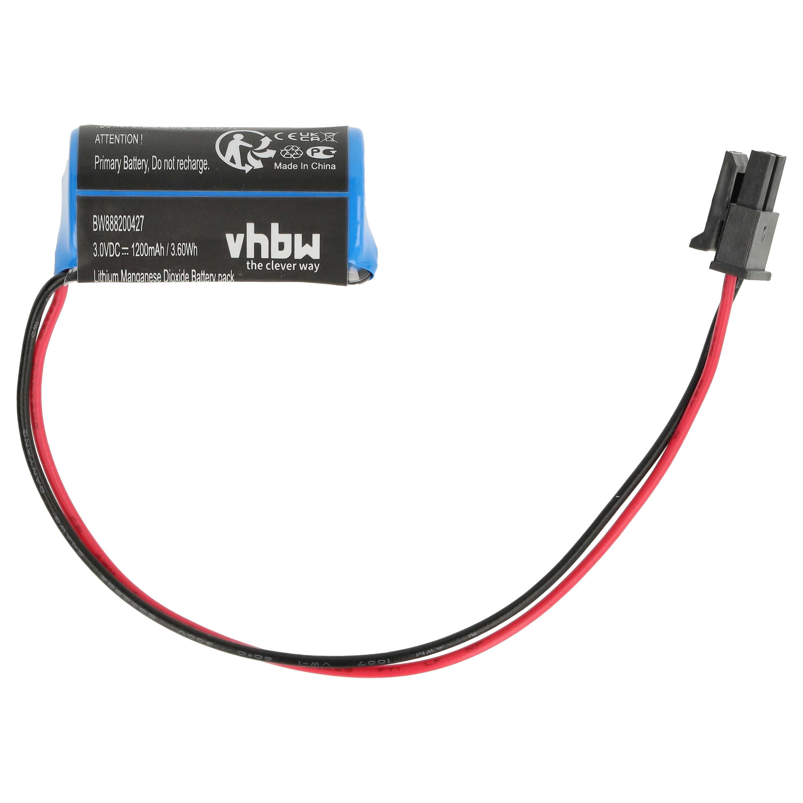 Industrial Controller 2x Battery for Allen Bradley - 1200mAh 3V Li-MnO2