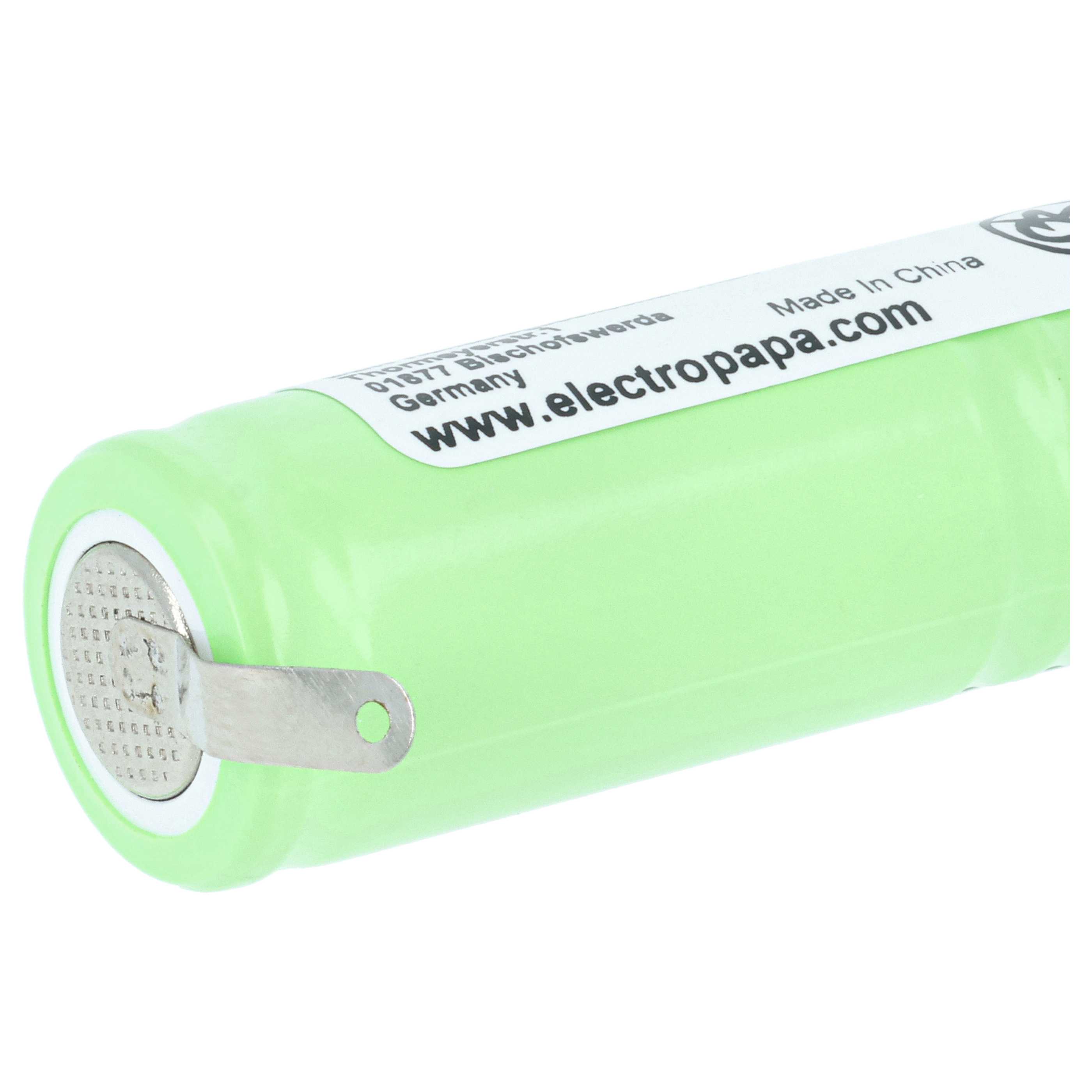 Batteria per spazzolino elettrico sostituisce Omron GP75AAH2A1H - 600mAh 2,4V NiMH