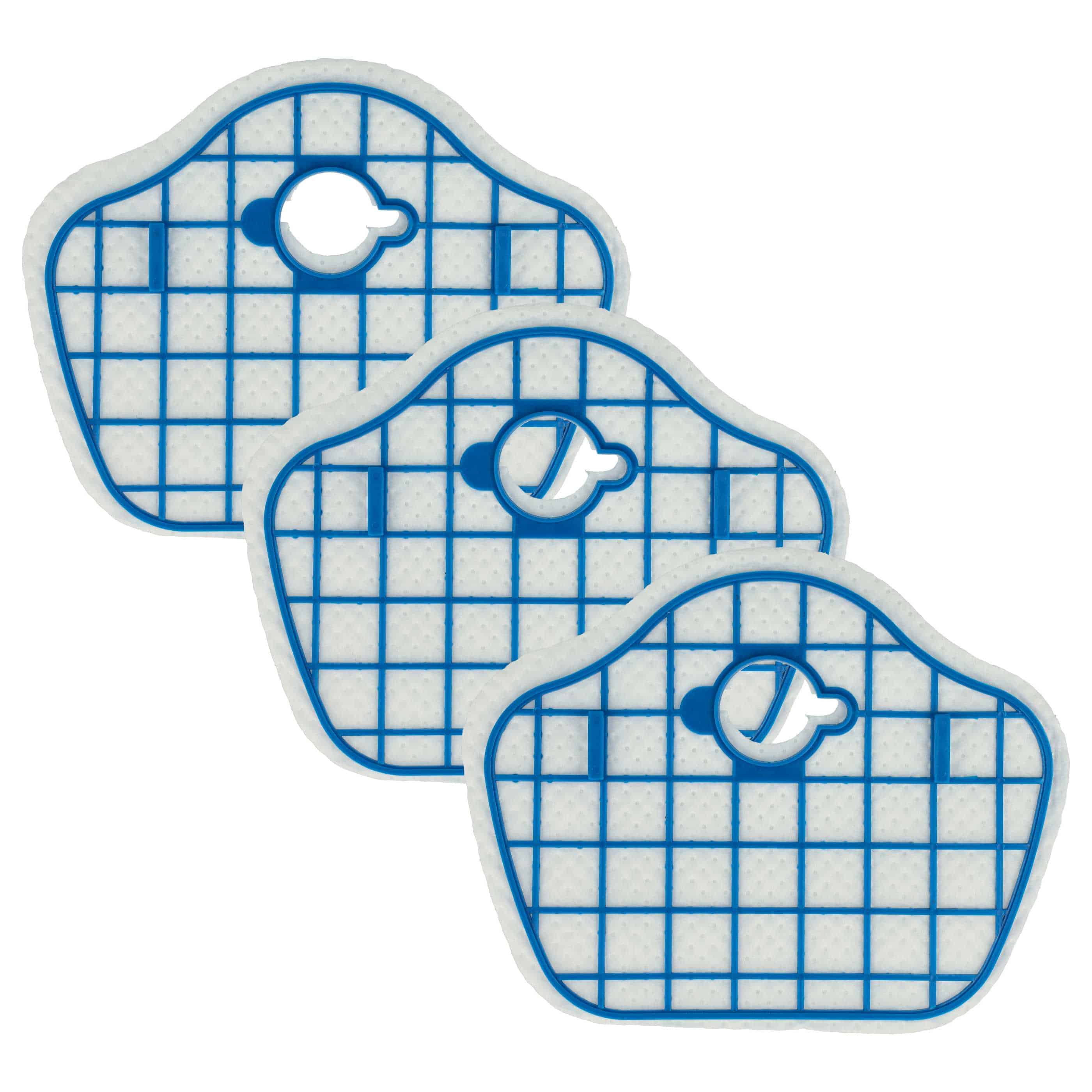 3x Filtres remplace Philips CP0281, CP0281/01 pour aspirateur robot Philips - Lot de filtres à poussières