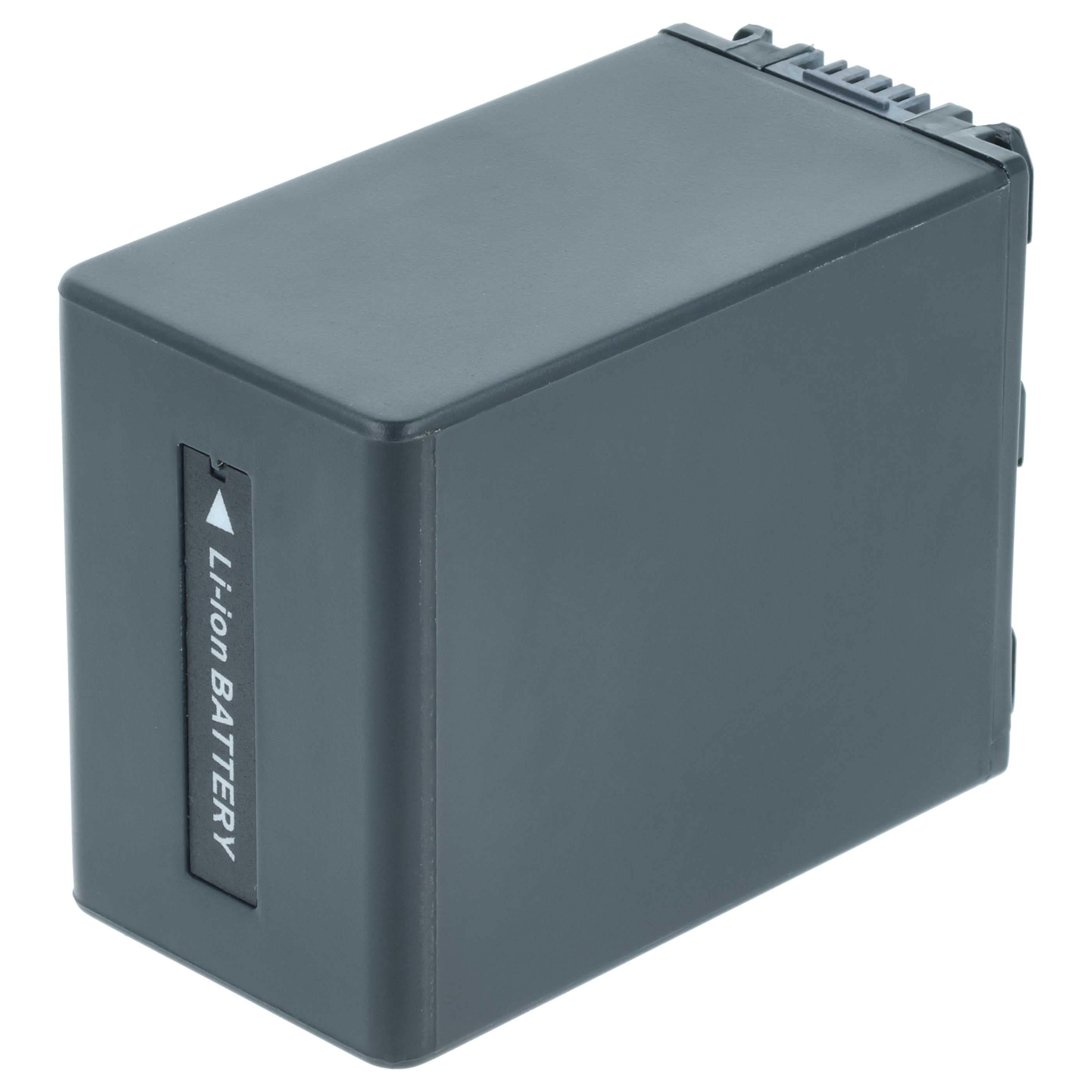 Videocamera 2x Battery replaces Sony NP-FH50, NP-FH100, NP-FH70, NP-FH40 - 3300 mAh 7.4 V Li-Ion