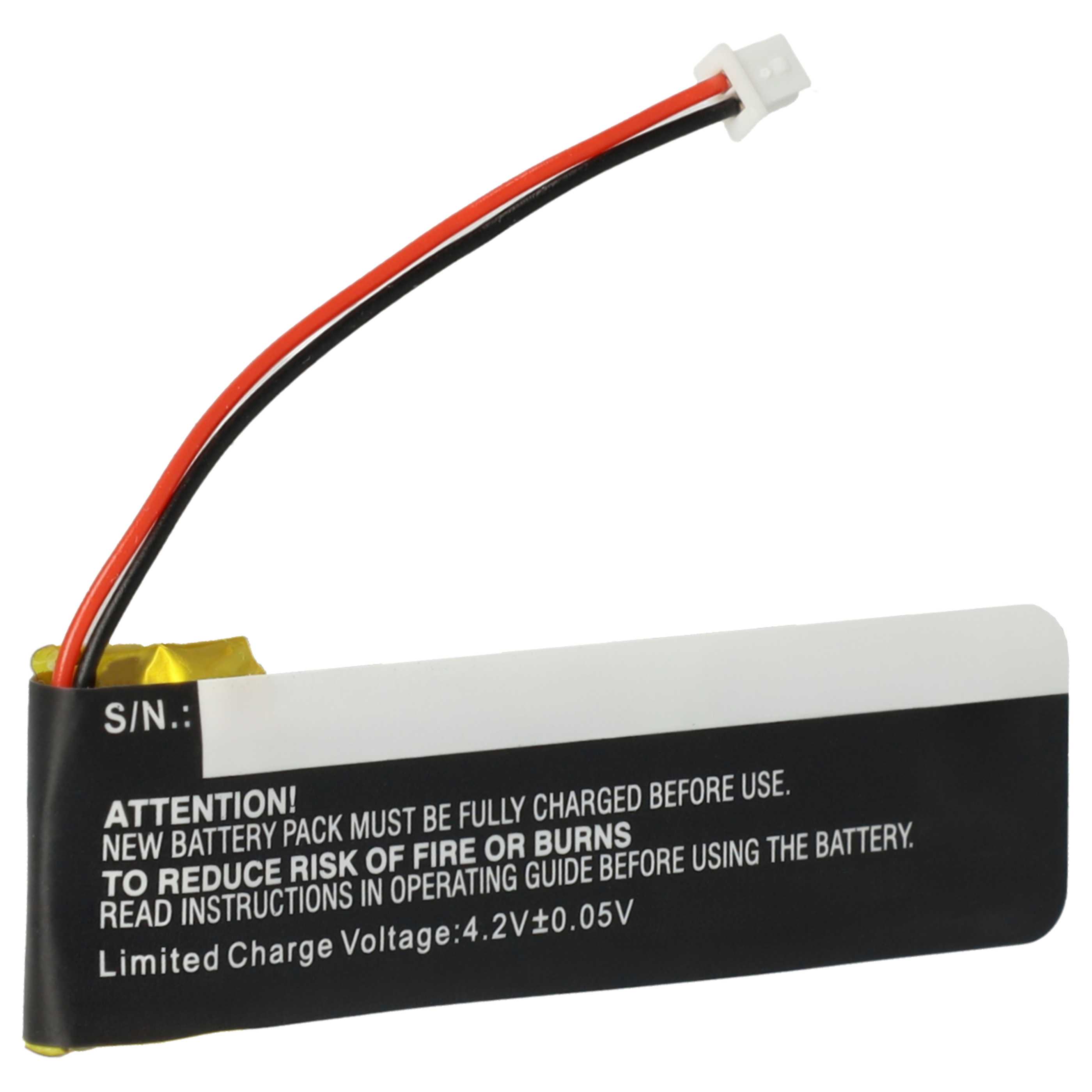 2x Akumulator do słuchawek bezprzewodowych zamiennik Midland 752068PL - 950 mAh 3,7 V LiPo
