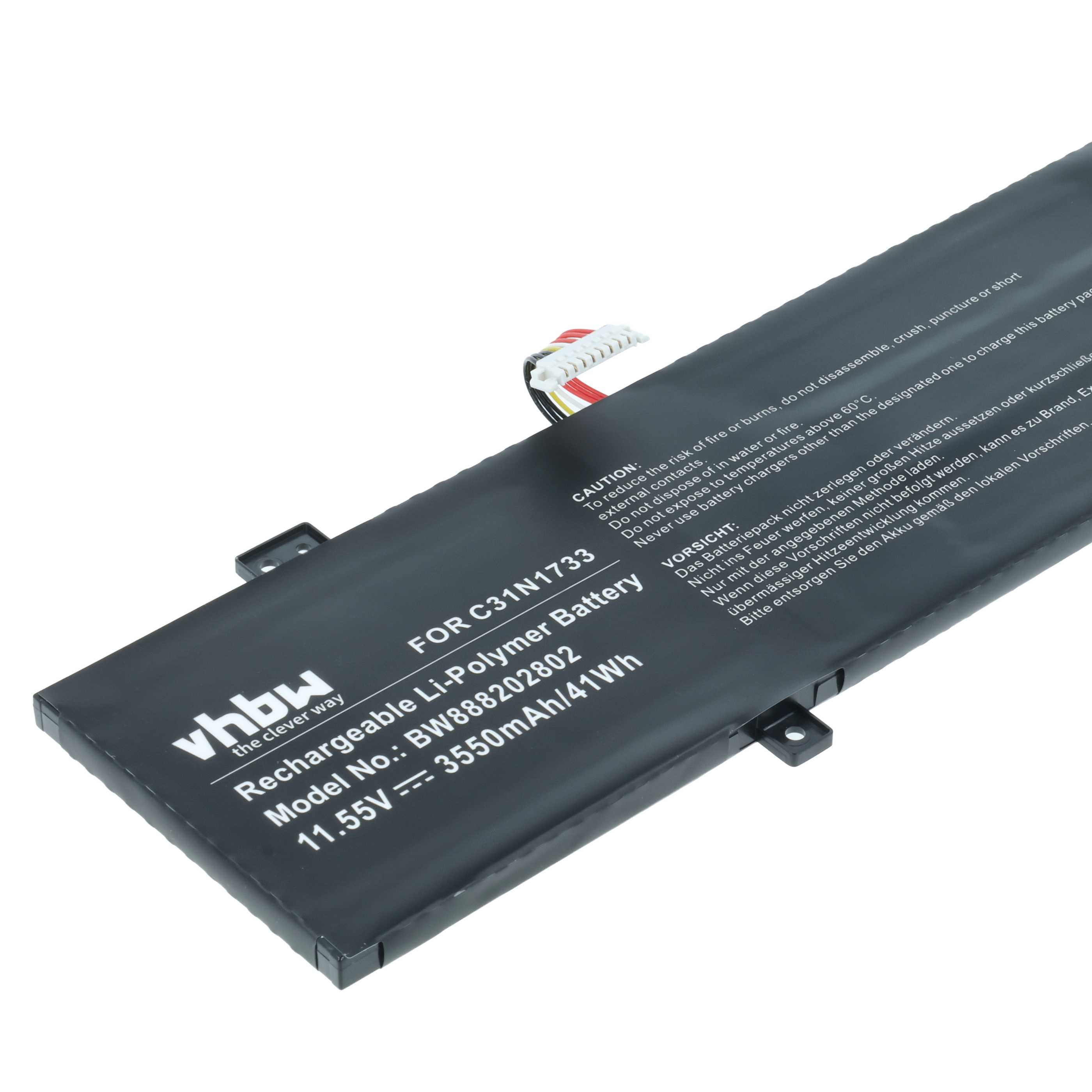Akumulator do laptopa zamiennik Asus 0B200-02970000, C31N1733 - 3550 mAh 11,55 V LiPo