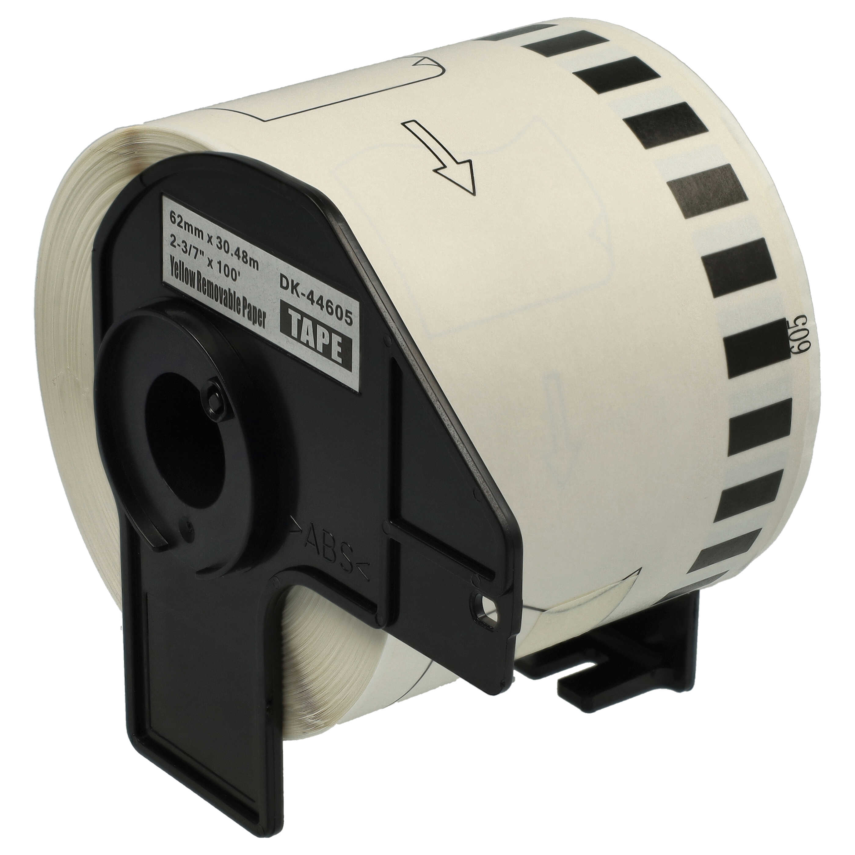 Label Roll replaces Brother DK-44605 Labeller - Self-Adhesive 62 mm x 30.48 m + Holder