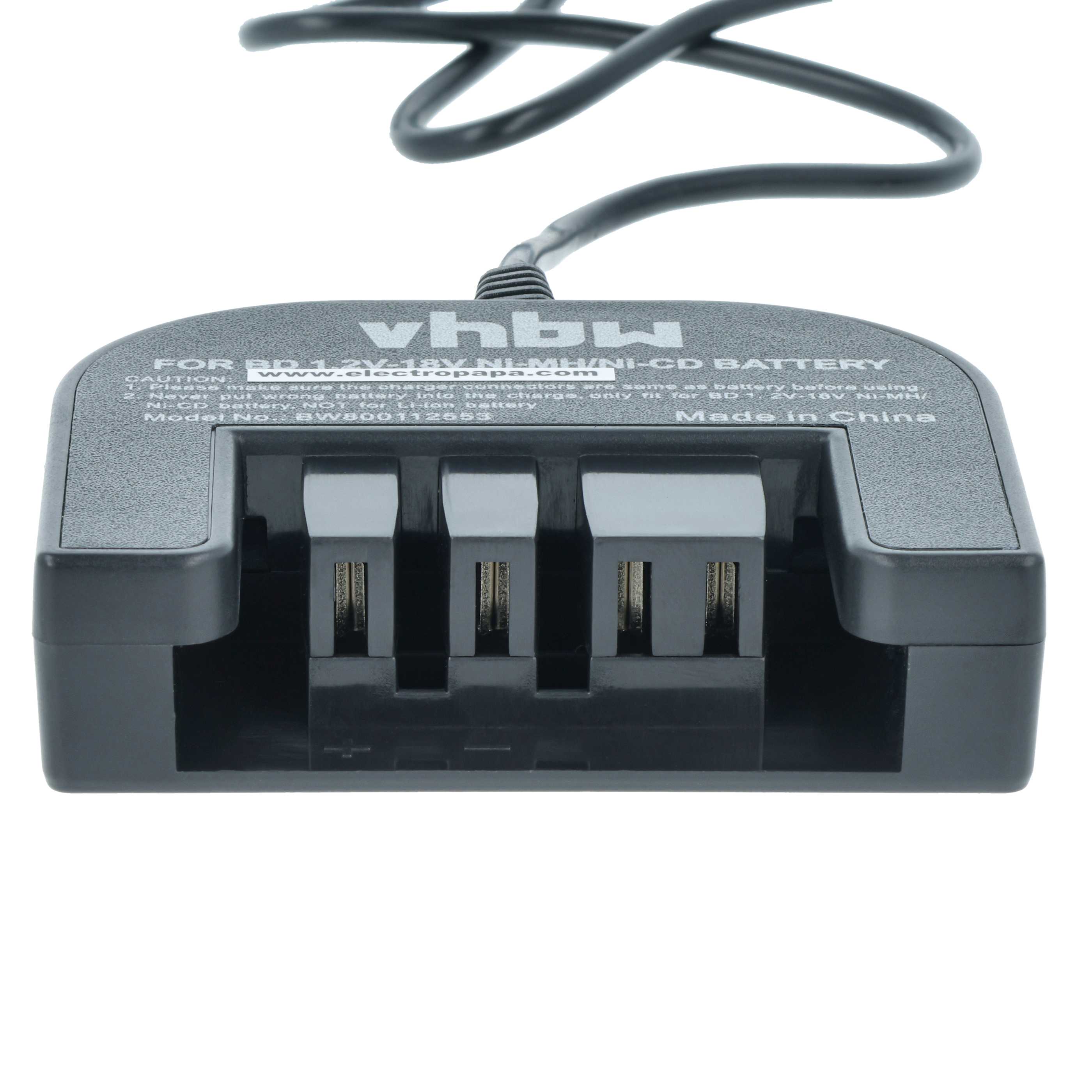 Charger suitable for Black & Decker Firestorm BDG14SF-2 Power Tool Batteries - Ni-Cd, NiMH, 1.0A