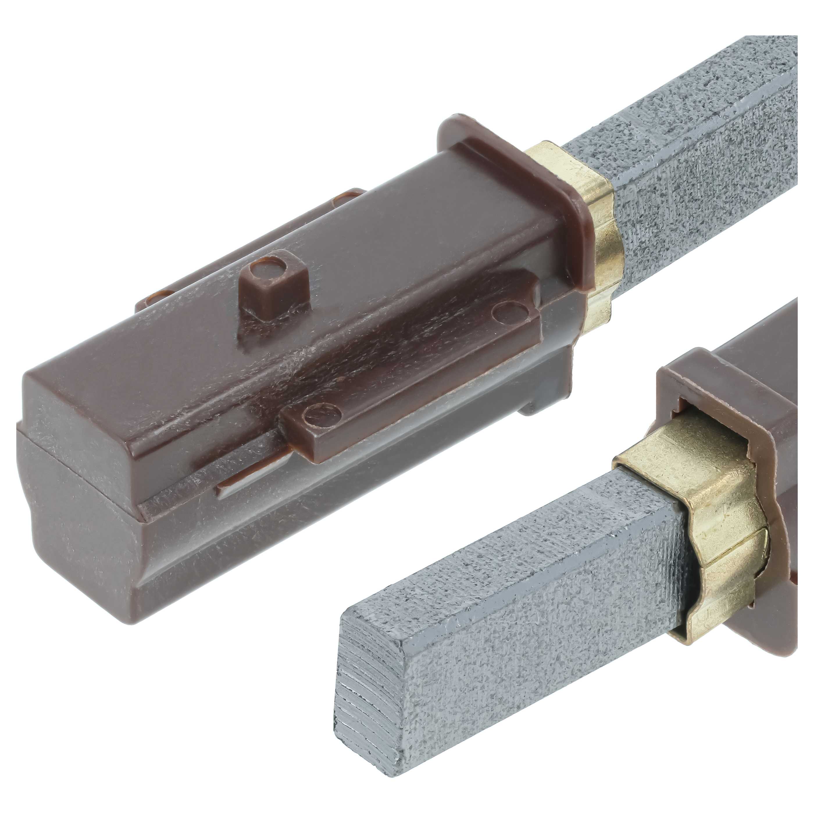2x escobilla de carbón reemplaza Europart 832297 para aspiradora - 6,3x11x33 mm, con base