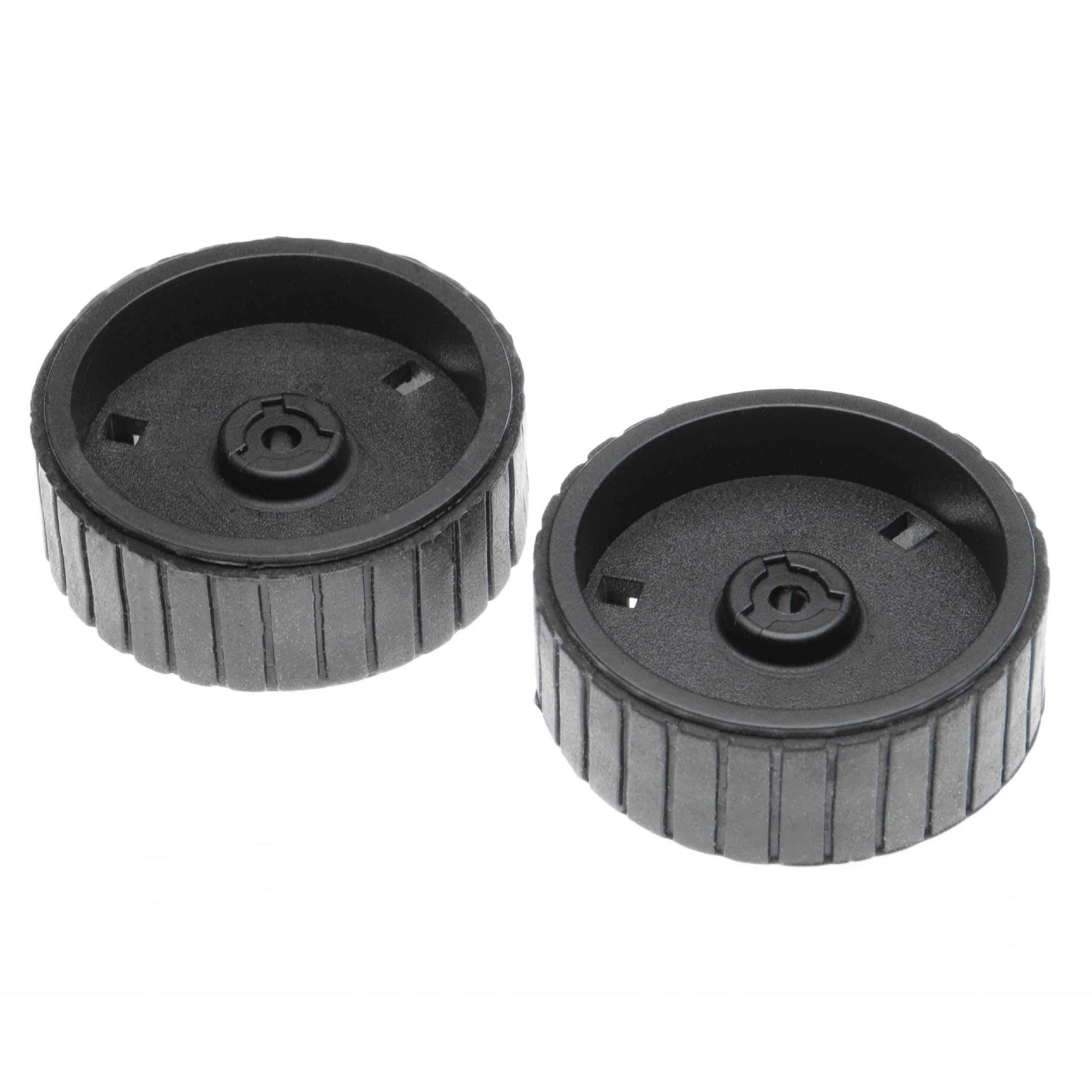 2x Wheel suitable for iRobot 390T Robot Vacuum Cleaner, Robot Mop