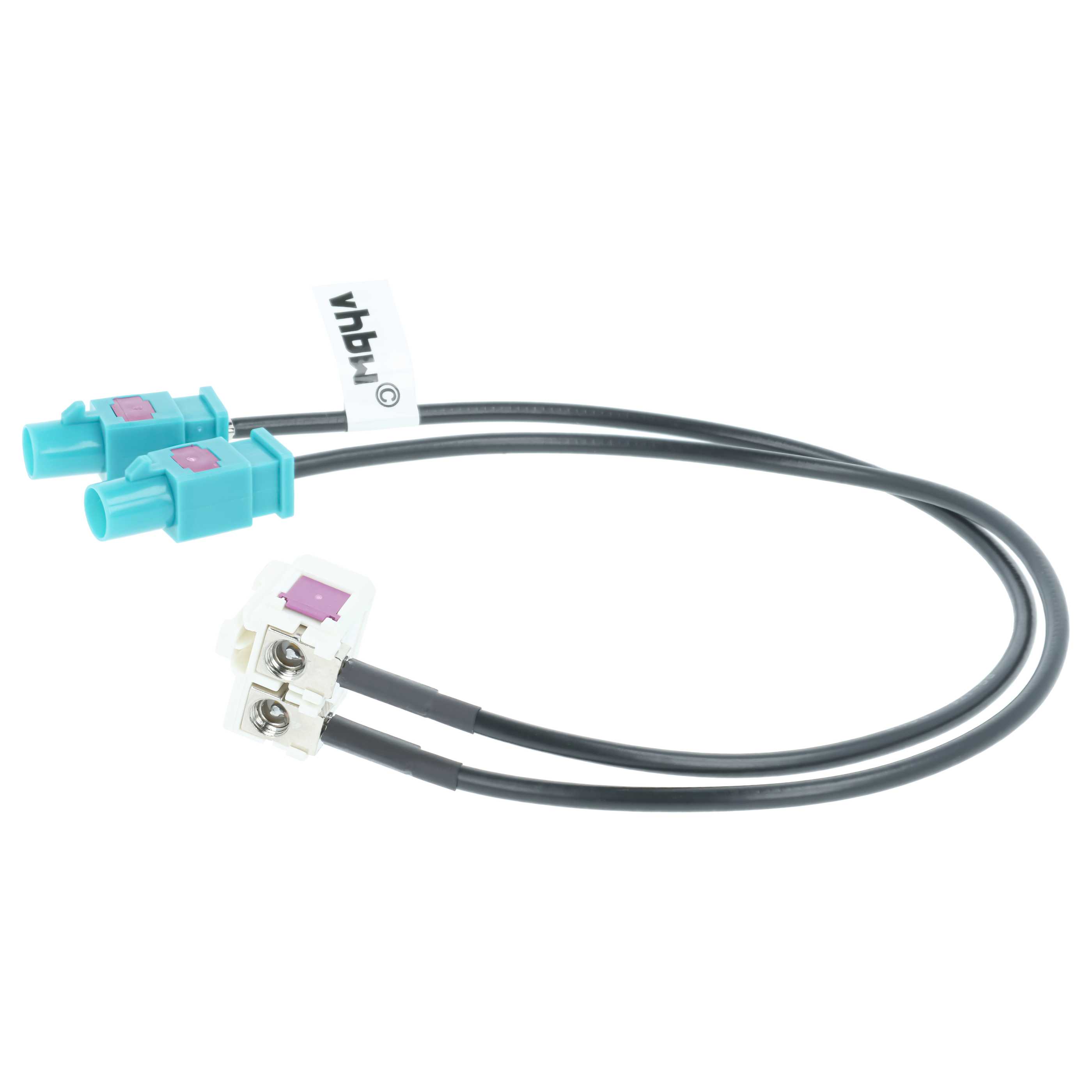 Adaptador de antena doble FAKRA (B) para radios de coche Audi VW MFD 2 - 20 cm