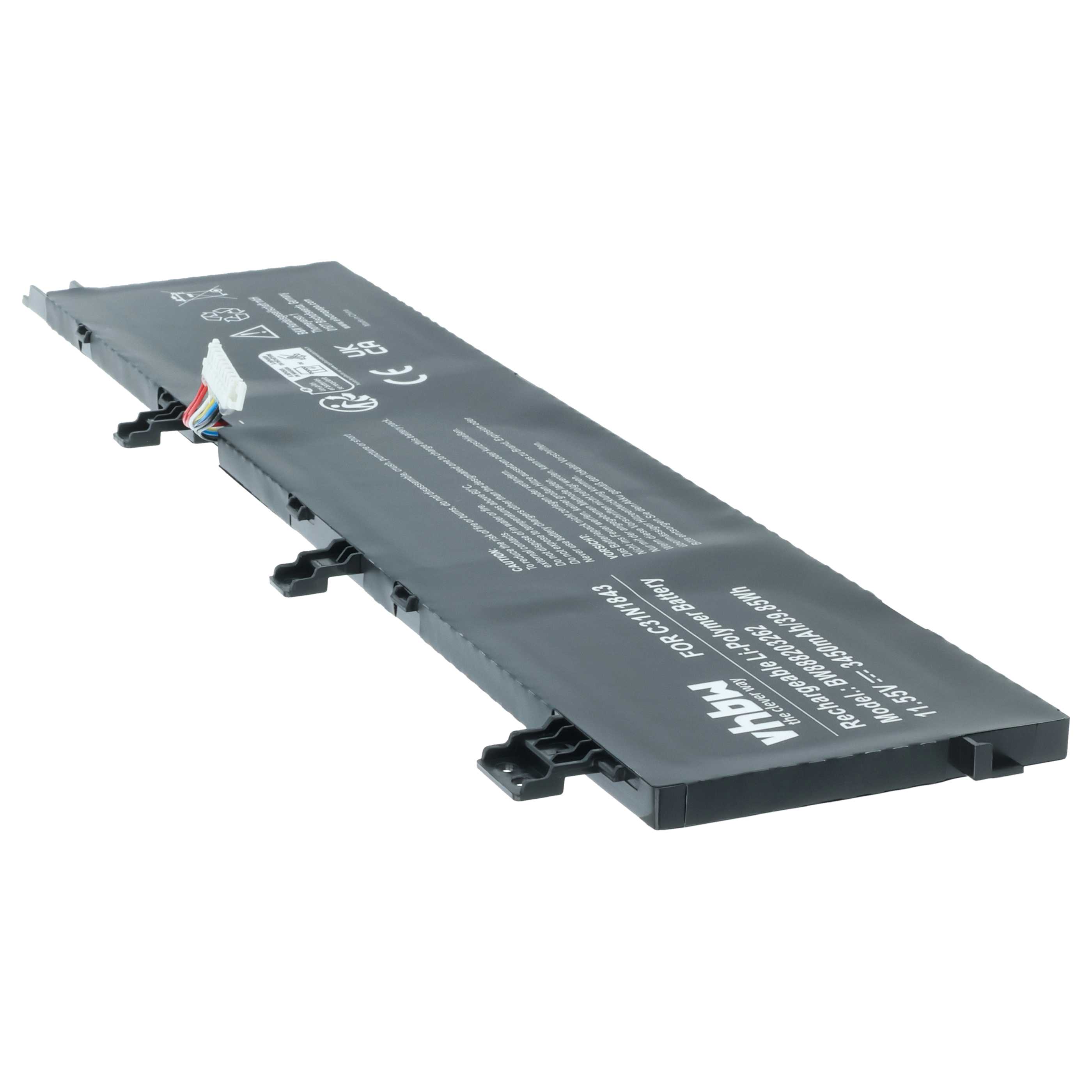 Akumulator do laptopa zamiennik Asus 0B200-03430000, C31N1843 - 3450 mAh 11,55 V LiPo
