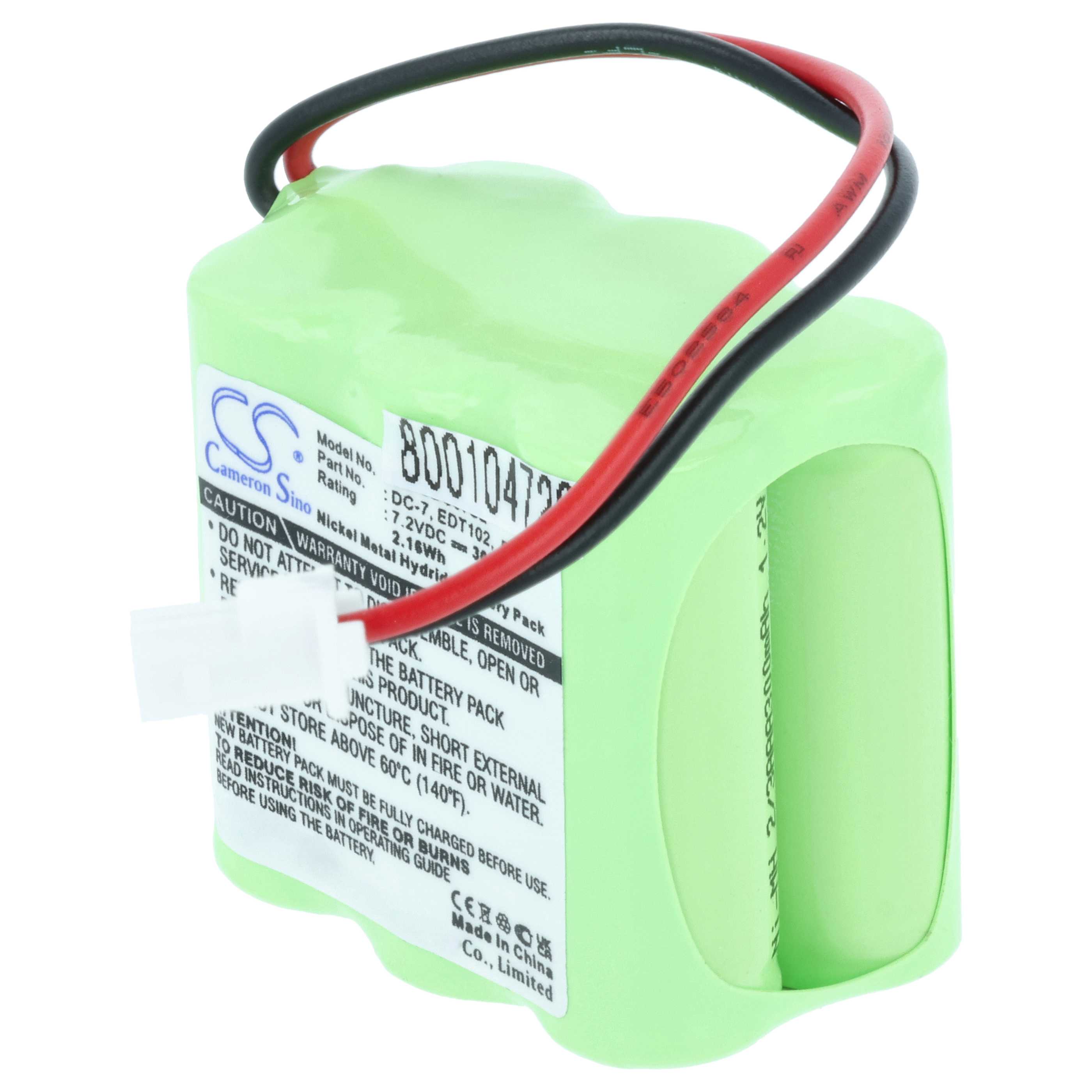 Dog Trainer Battery replaces Dogtra 37AAAM6YMX, DC-7, EDT102, 40AAAM6YMX, BP-15, BP15RT - 300 mAh 7.2 V NiMH