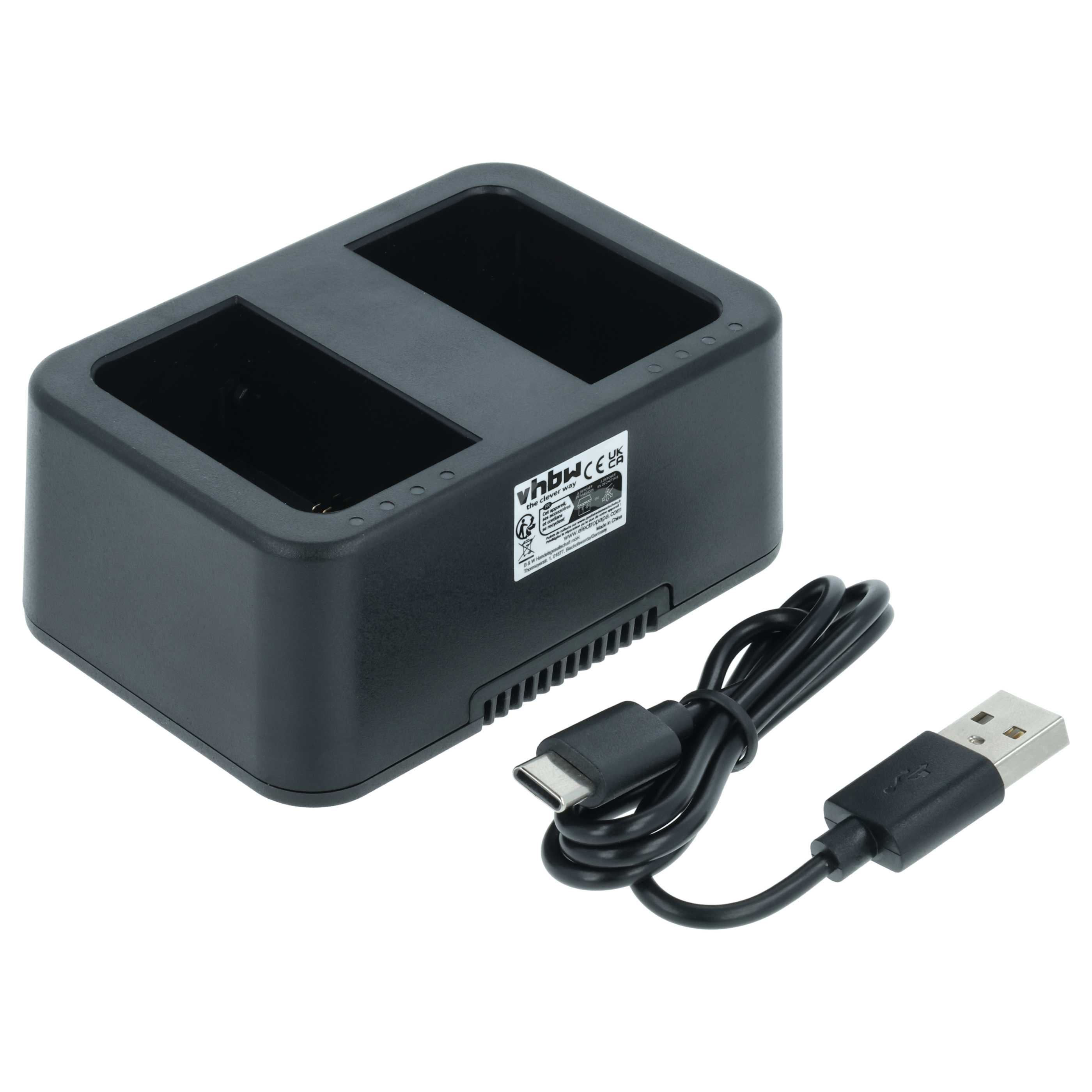 1x batterie, 1x station de charge avec câble USB remplace DJI WCH3, WB37 pour drone, équipements UAV DJI