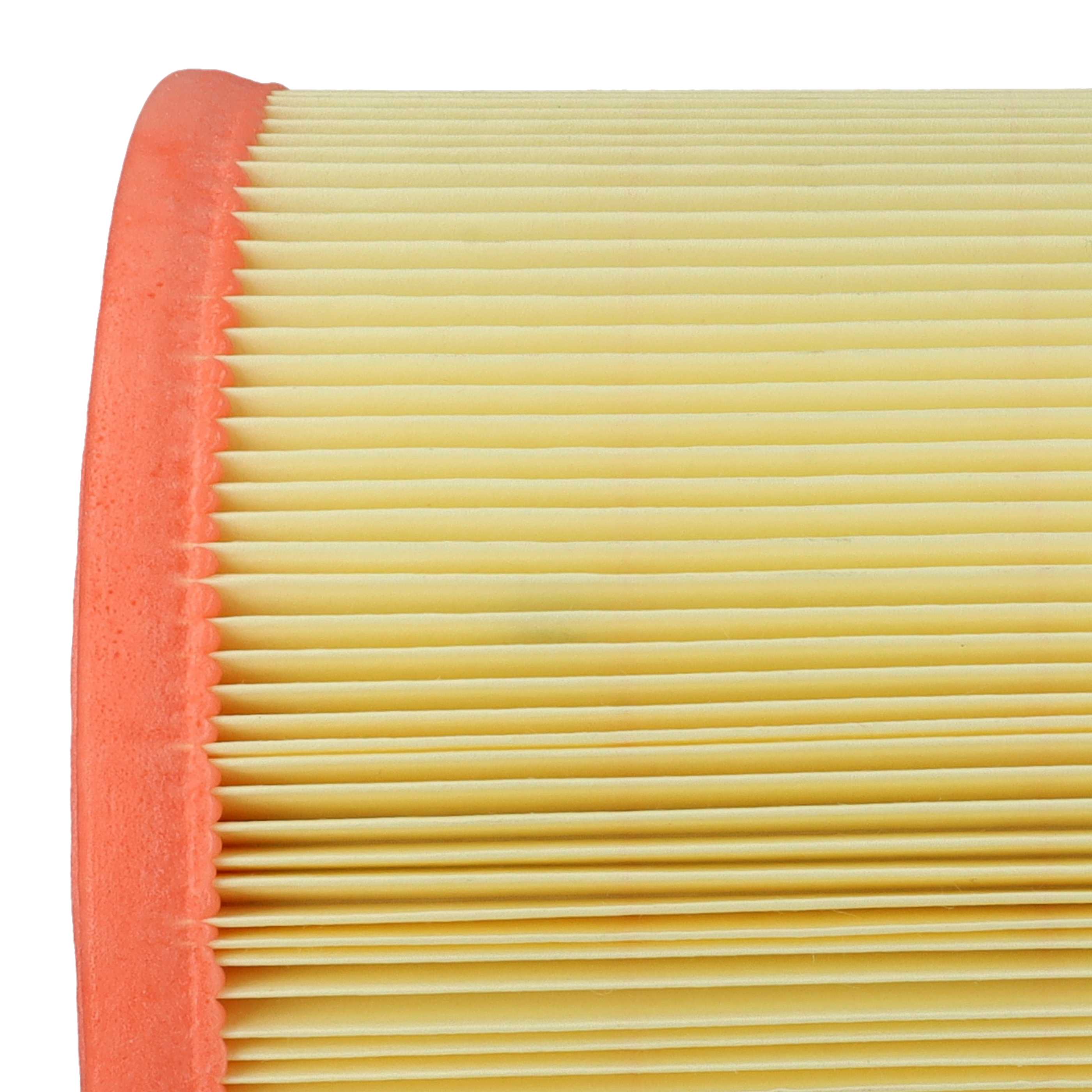 4x Filtro reemplaza Rowenta ZR70 para aspiradora Tefal filtro redondo, naranja / amarillo