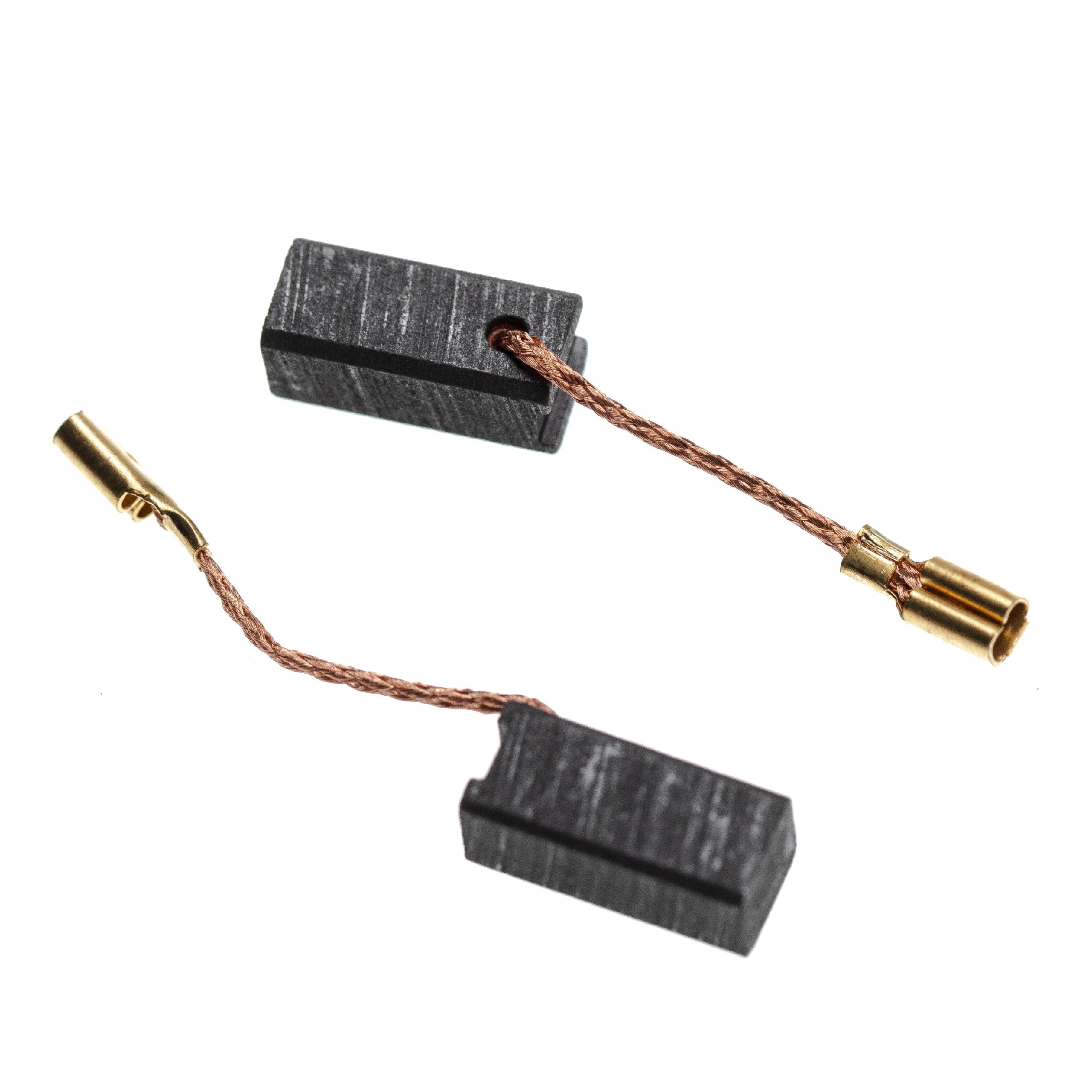 2x Carbon Brush as Replacement for Metabo 34301092 Electric Power Tools + Angled Connector, 14.3 x 63 x 63mm