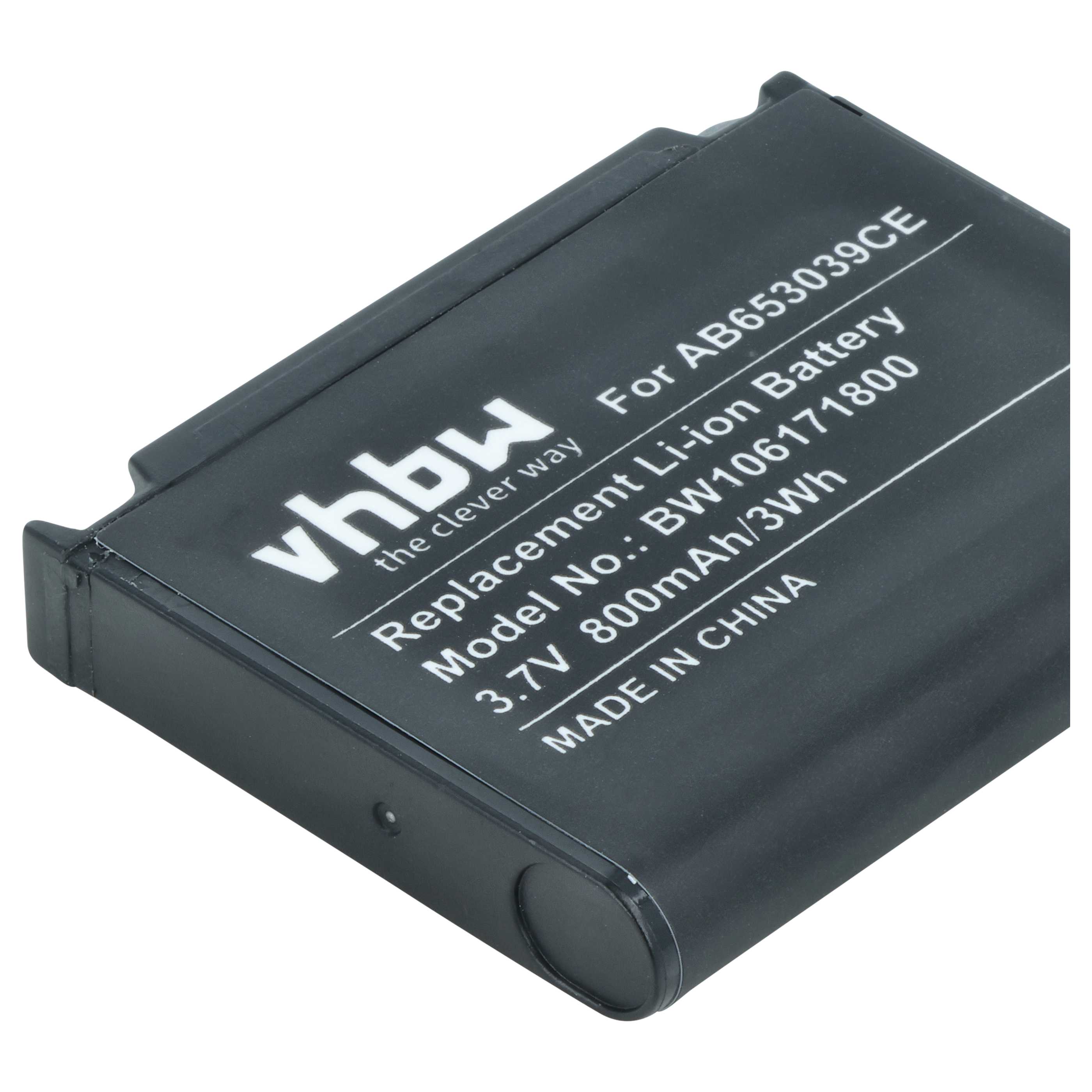 Akumulator do telefonu smartfona zamiennik Samsung AB653039CEC, AB653039CE, AB653039CC - 800 mAh 3,7 V Li-Ion