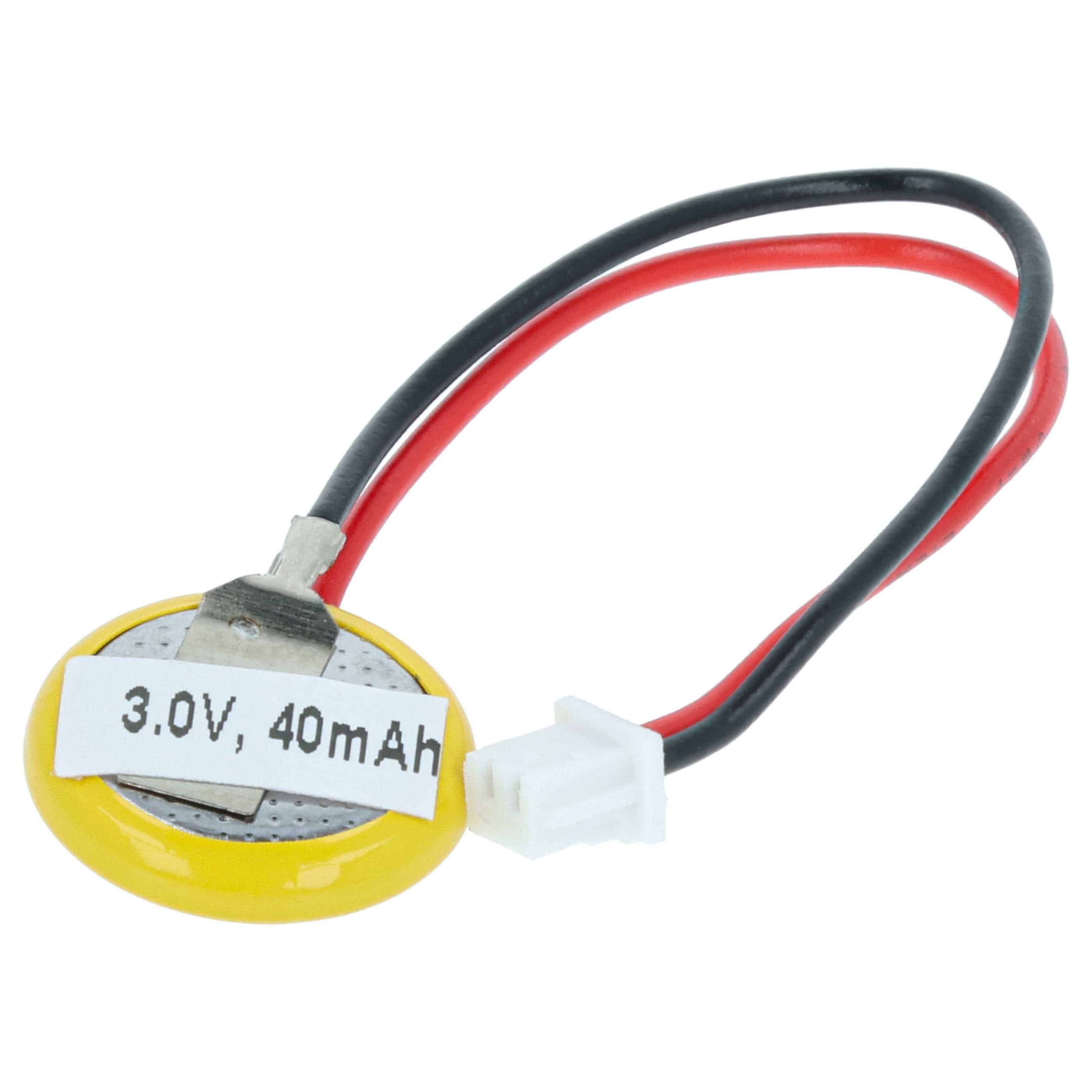 Computer BIOS Battery Replacement for 1207, 0108 - 40 mAh 3 V Li-Ion