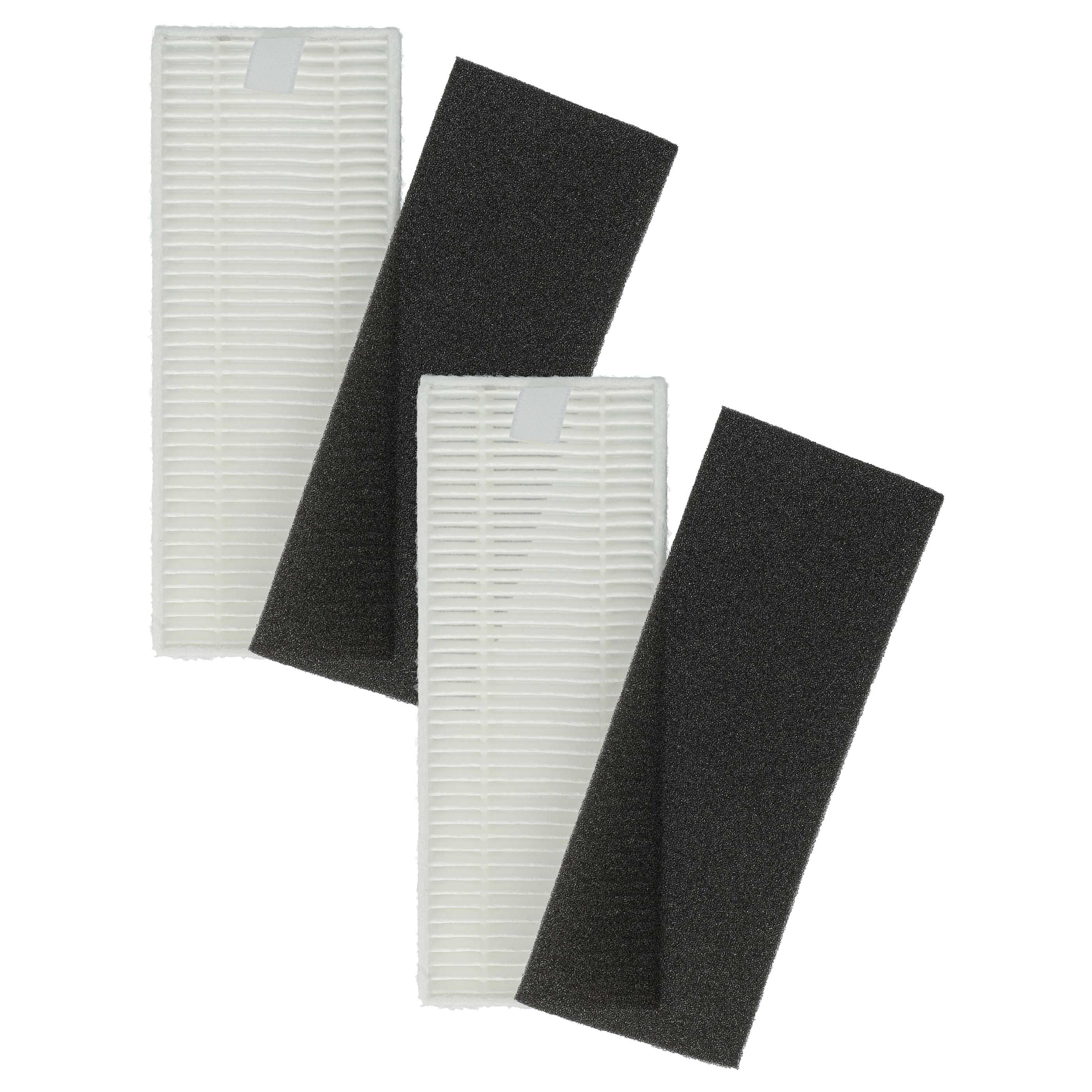 4x filter / foam filter replaces Rowenta ZR720002 for Tefal Vacuum Cleaner