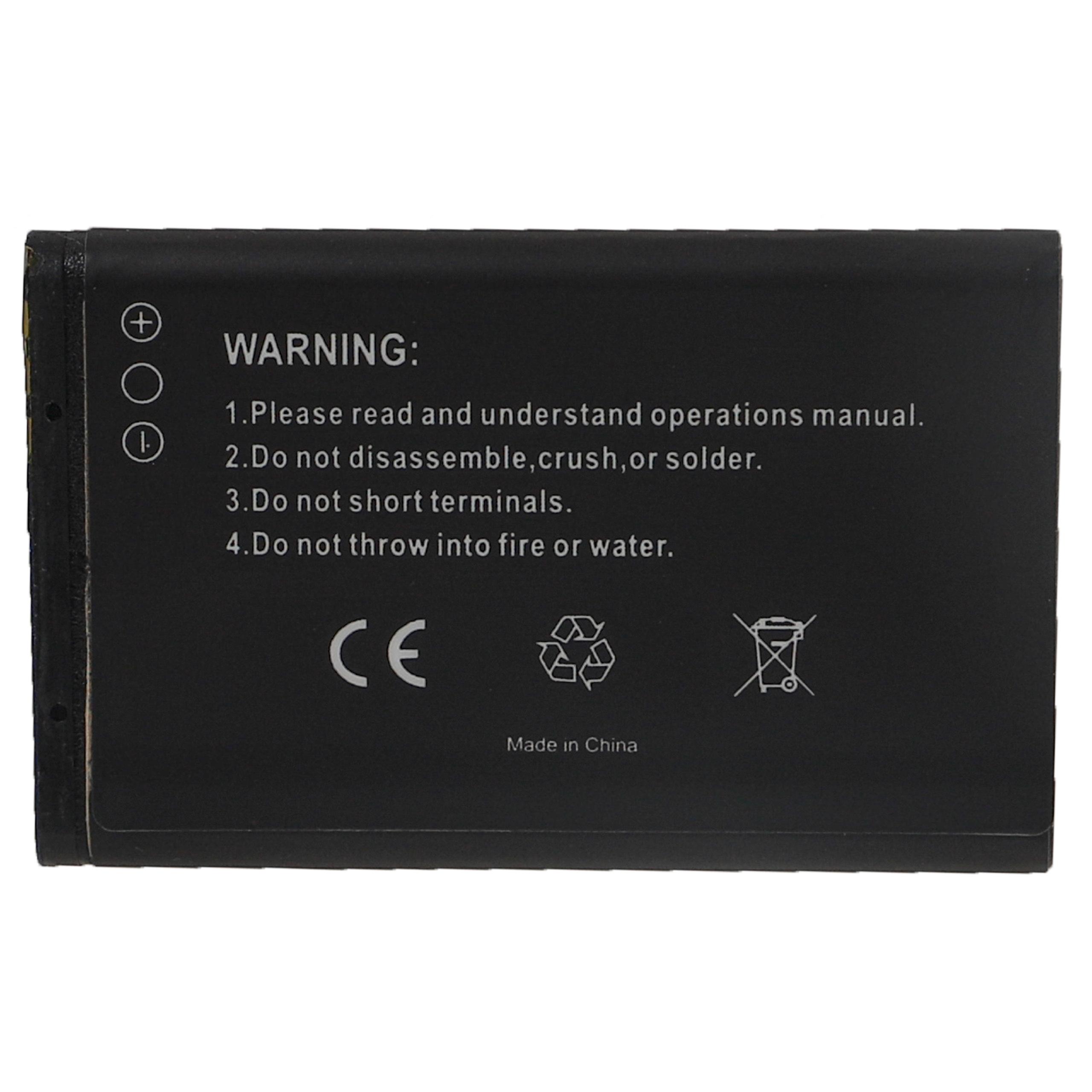 Mobile Phone Battery Replacement for Alcatel 3BN67332AA, 10000058, RTR001F01 - 700mAh 3.7V Li-Ion