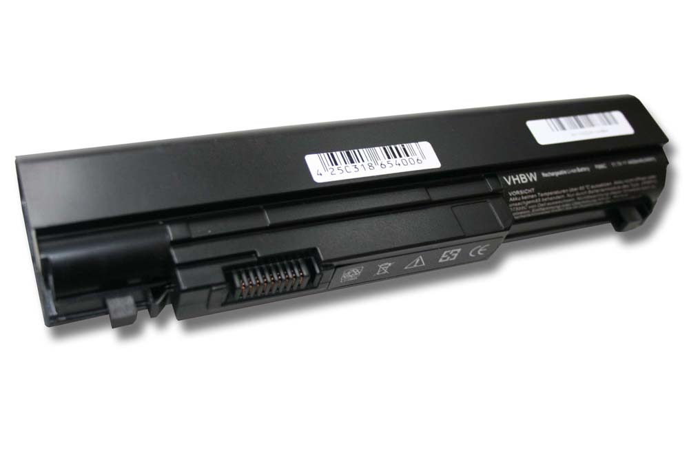 Notebook Battery Replacement for Dell P891C, T555C, 312-0774, P866C, 312-0773 - 4400mAh 11.1V Li-Ion, black