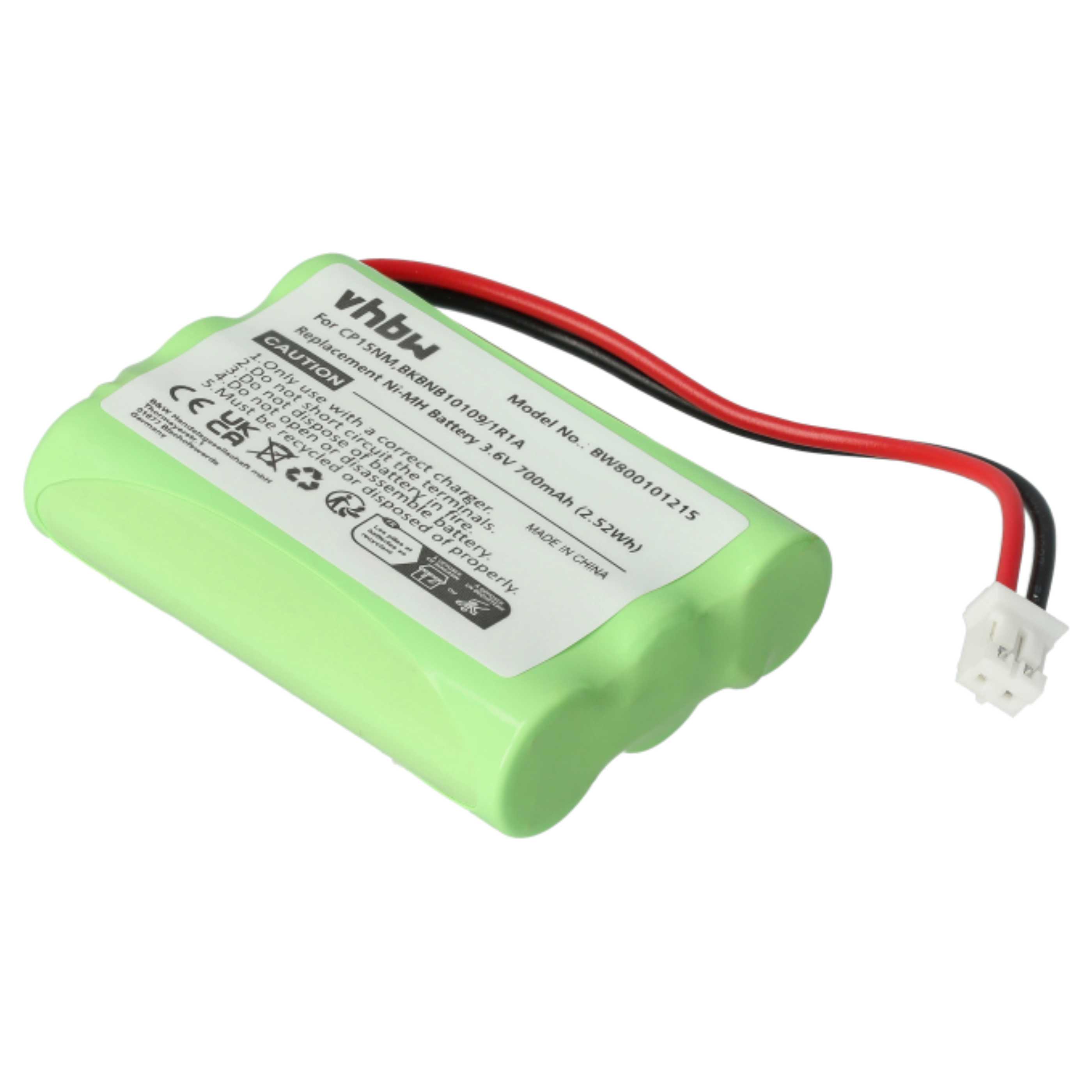 2x Batteries remplace Alcatel NTM/BKBNB 101 13/1 pour téléphone Ericsson - 700mAh 3,6V NiMH