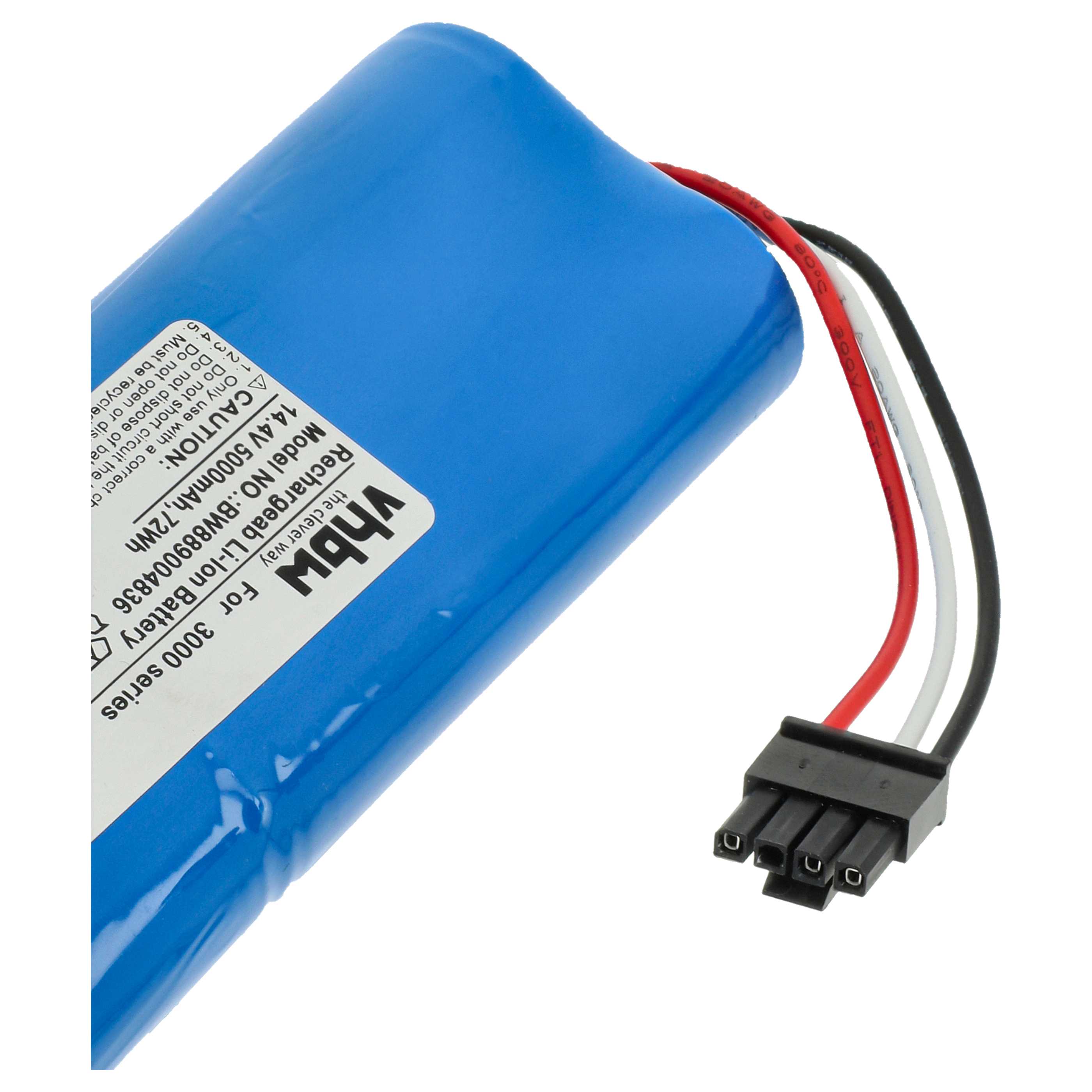Battery replaces Philips C1048A2 for Philips 5000mAh, 14.4V, Li-Ion