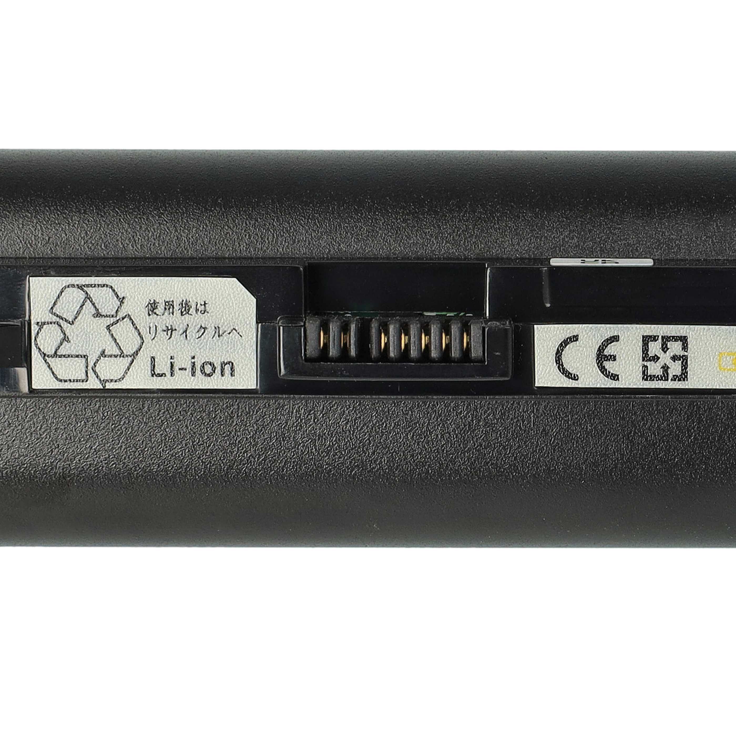 Batterie remplace Lenovo 55Y9382, 55Y9383, 57Y6273 pour ordinateur portable - 6600mAh 11,1V Li-ion, noir