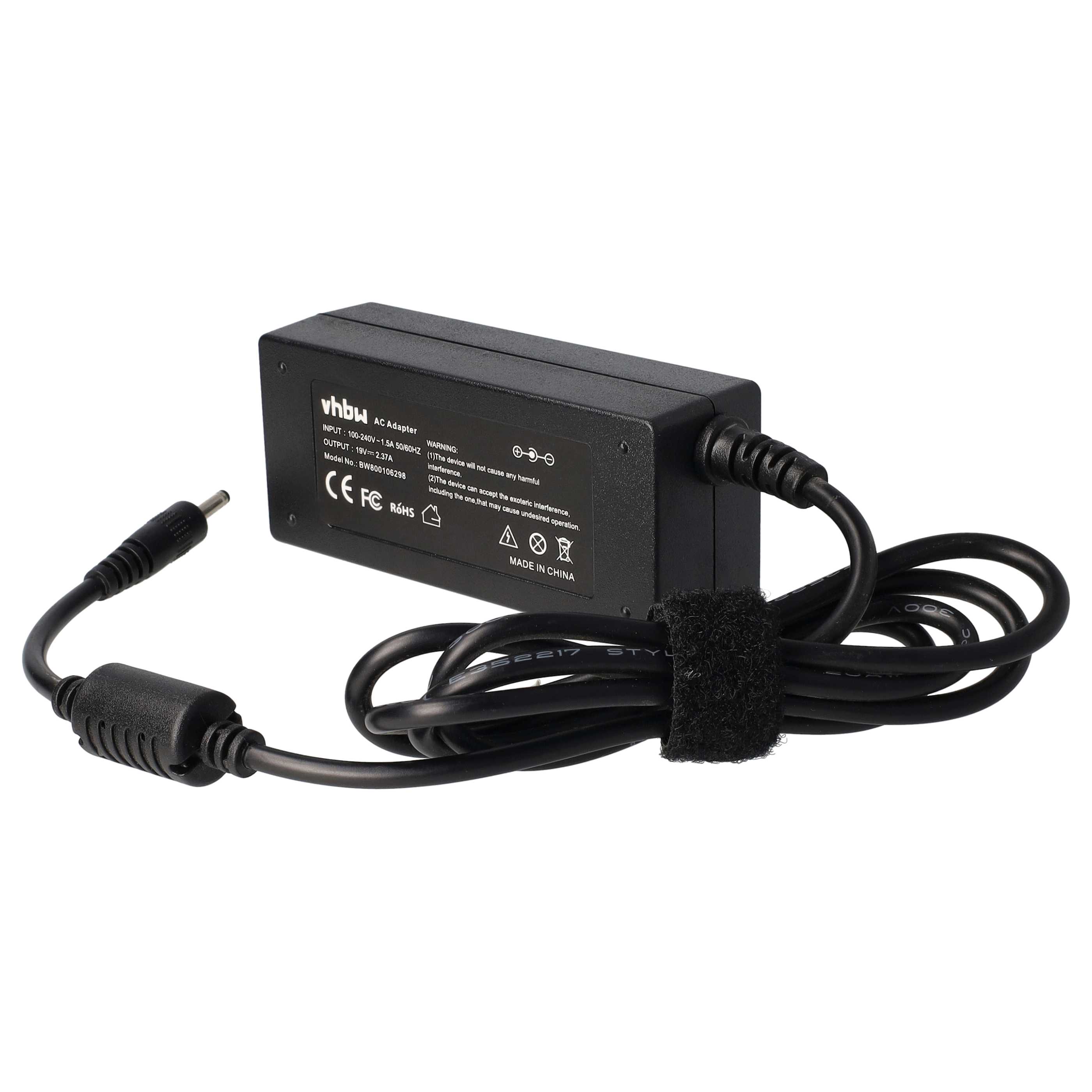 Mains Power Adapter replaces Asus ADP-45AW for AsusNotebook etc., 45 W