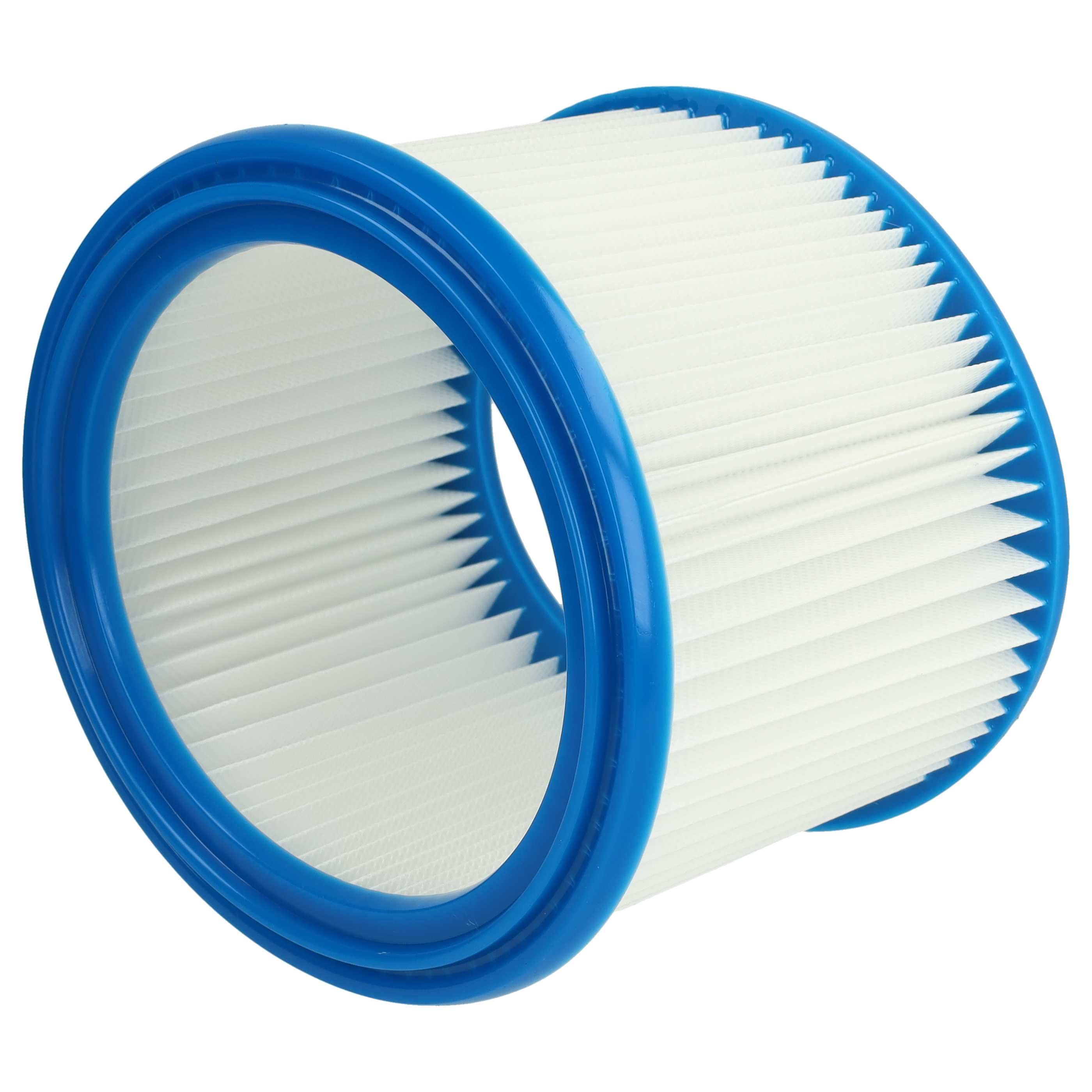 8x round filter replaces Bosch 2607432024 for Bosch Vacuum Cleaner, white / blue