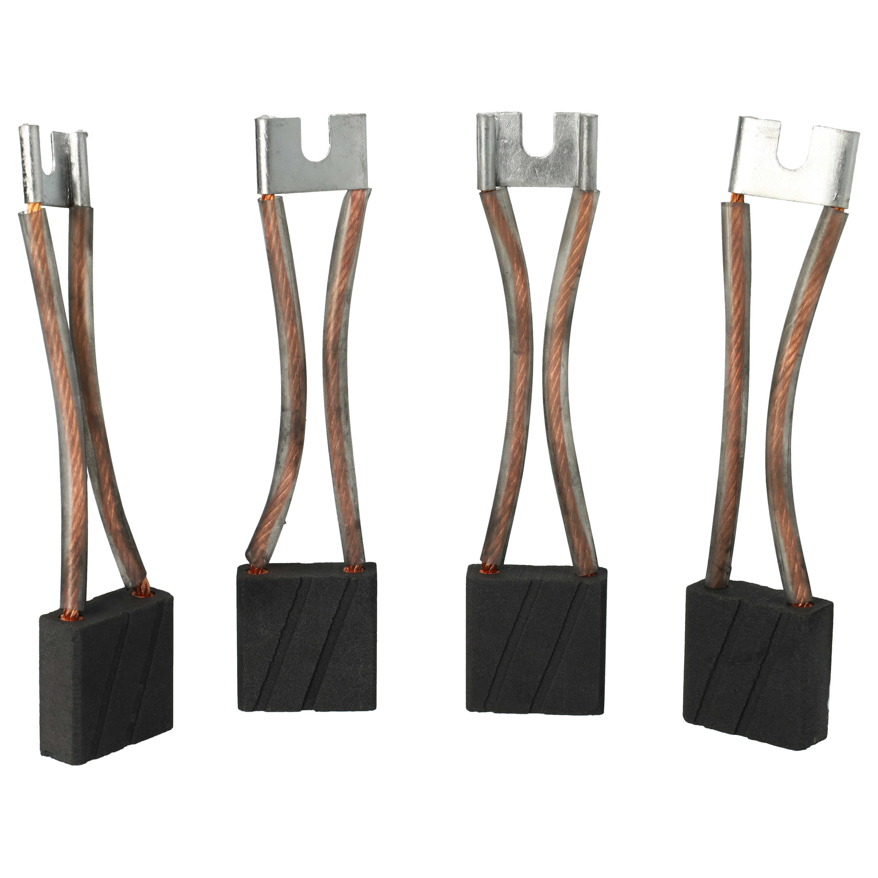 4x Kohlebürste als Ersatz für Asein 4122E, 5612, 4862, 4122, 1009 für Elektrowerkzeug - 32 x 32 x 12,4mm