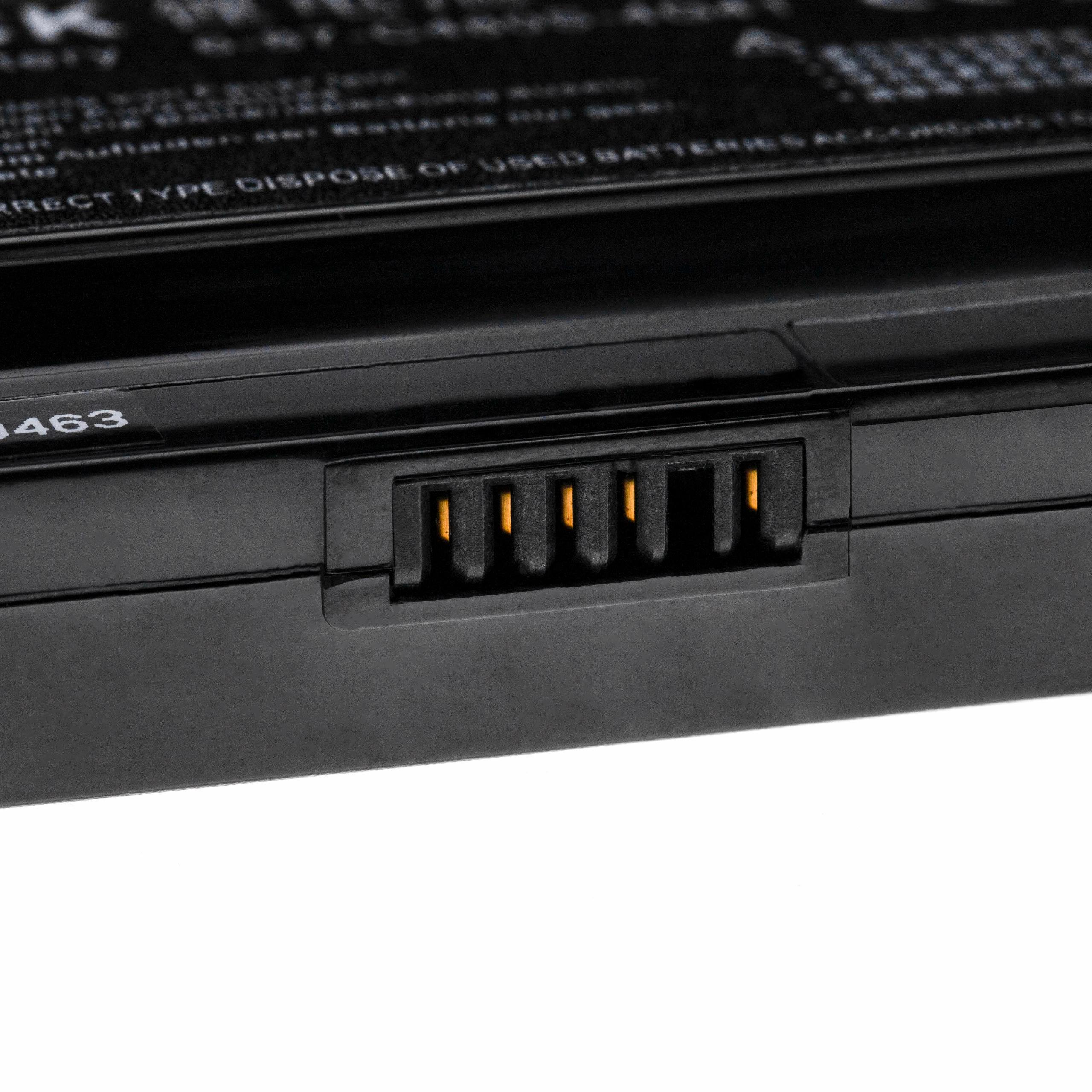 Batterie remplace Clevo 6-87-c480s-4g41, 6-87-C480S-4G4 pour ordinateur portable - 5200mAh 11,1V Li-ion, noir