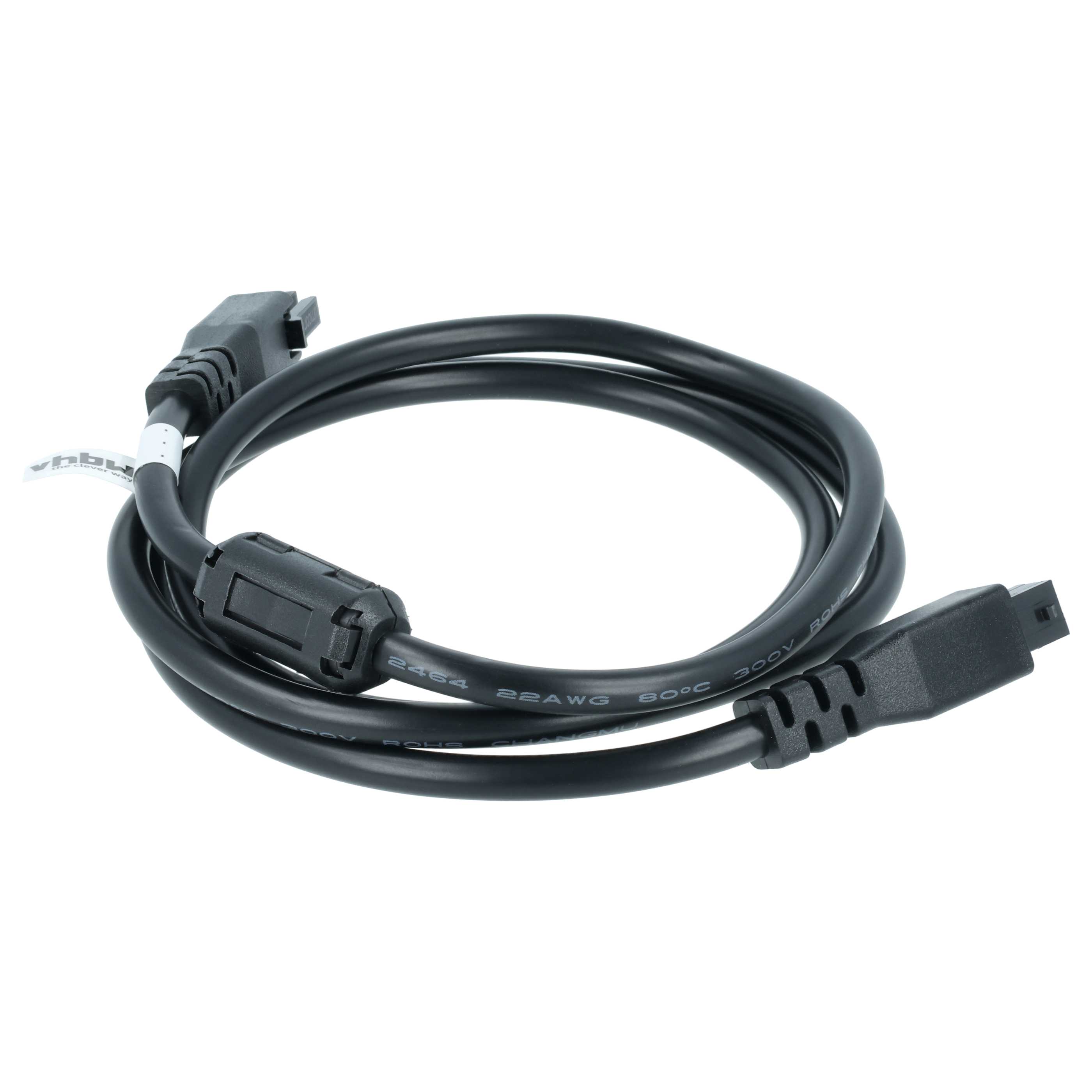 4-poliges AMS Kabel passend für Anycubic, Bambu Lab ACE 3D-Drucker u.a. - Buskabel mit EMI-Filter, 1 m, Schwar