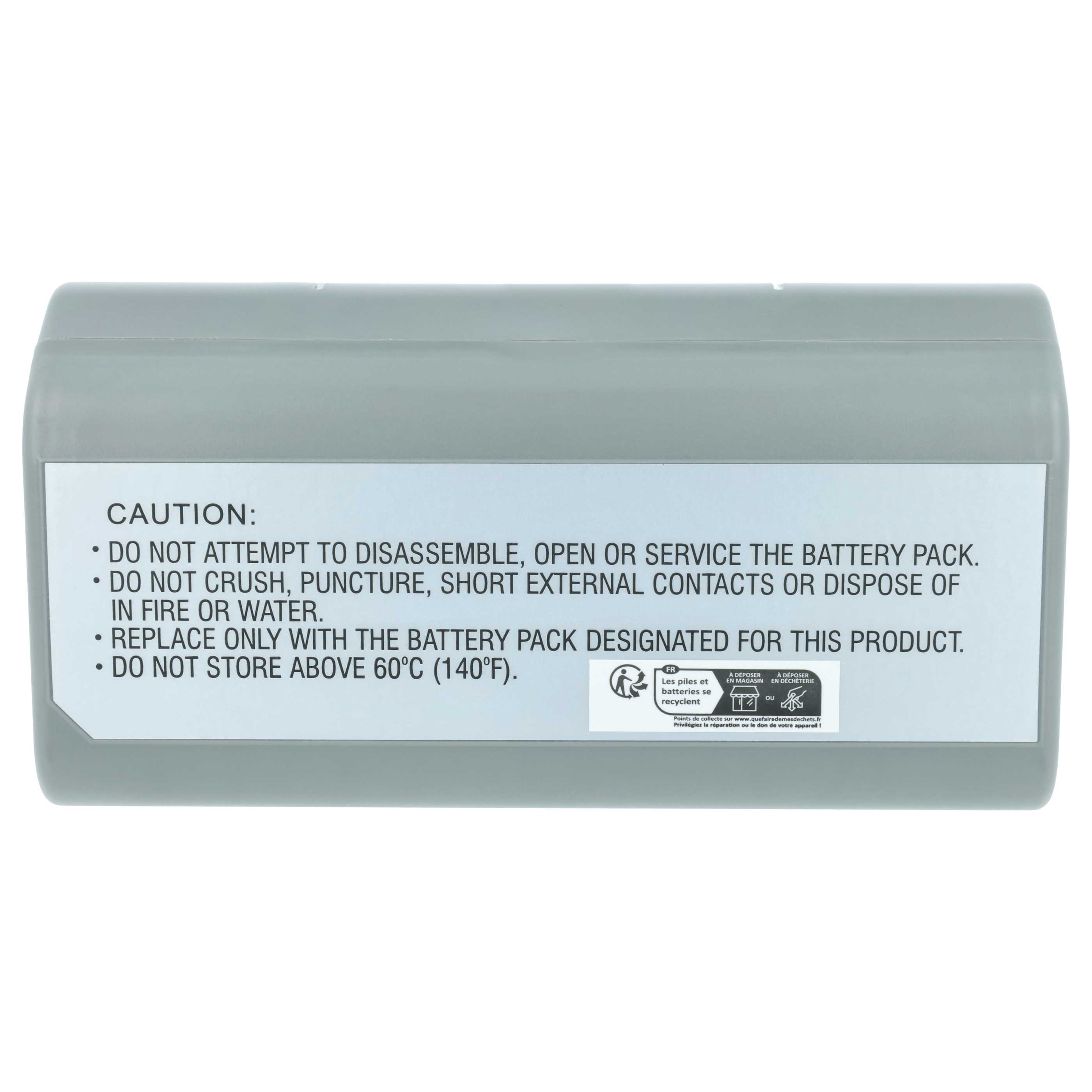 Battery replaces AEG SP385-BAT, 14904, SP5832 for iRobot 3600mAh, 14.4V, NiMH