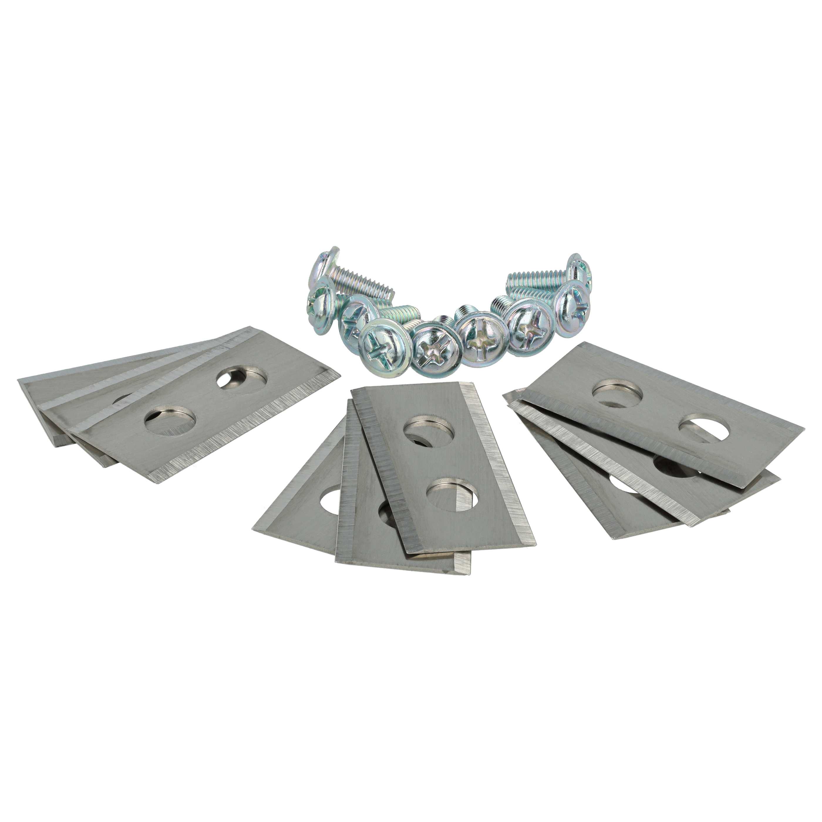 27x Lames remplace Worx WA0789 pour tondeuse – Couteaux acier, Silber