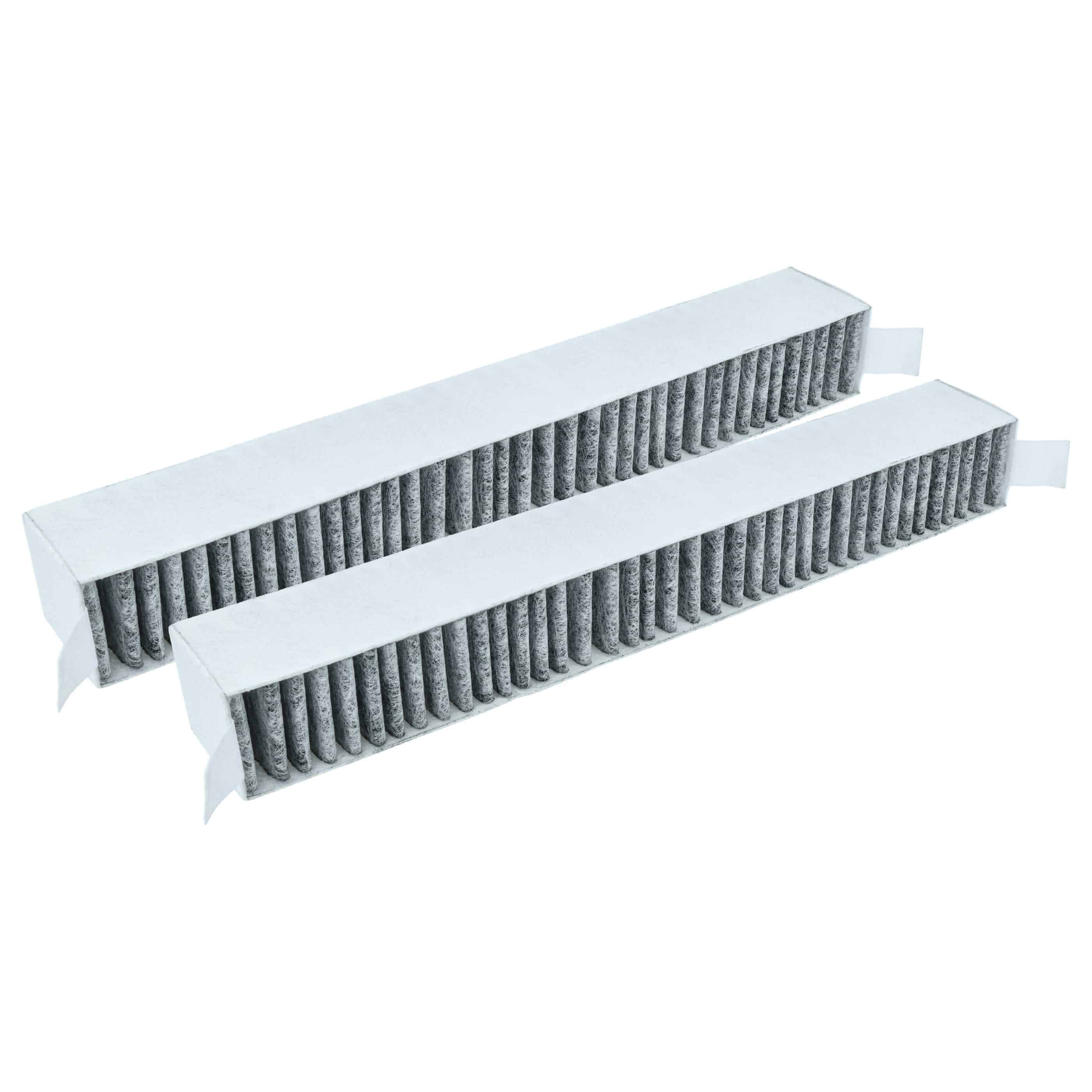 2x Filtres à charbon actif remplace Miele 11662790, DKF 30-P pour hotte Miele