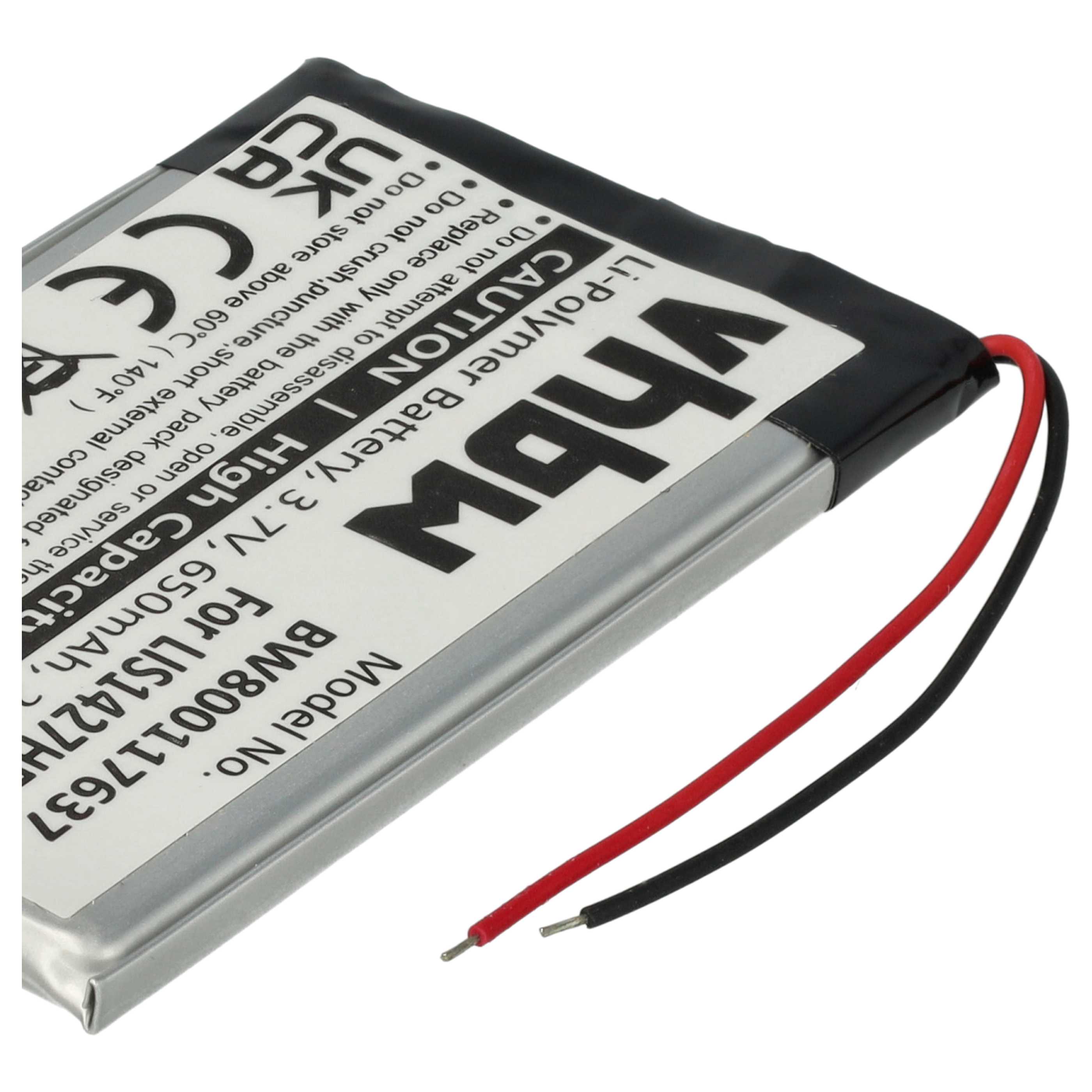 2x Akumulator do słuchawek bezprzewodowych zamiennik Plantronics PR-423350 - 650 mAh 3,7 V LiPo
