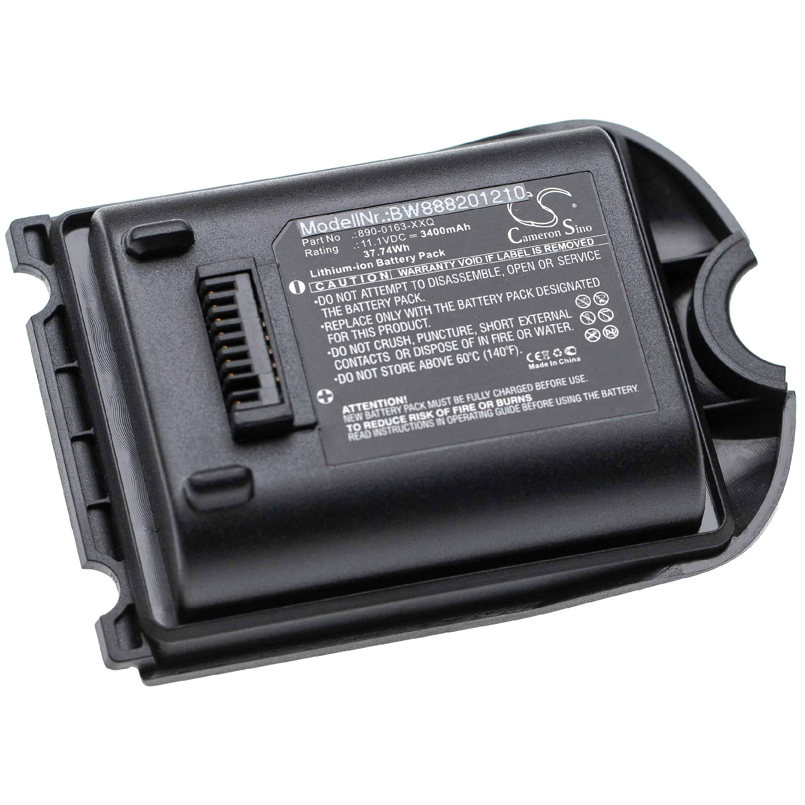 Laser Battery Replacement for Spectra Precision 890-0163, 990652-004756, 890-0163-XXQ - 3400mAh 11.1V Li-Ion