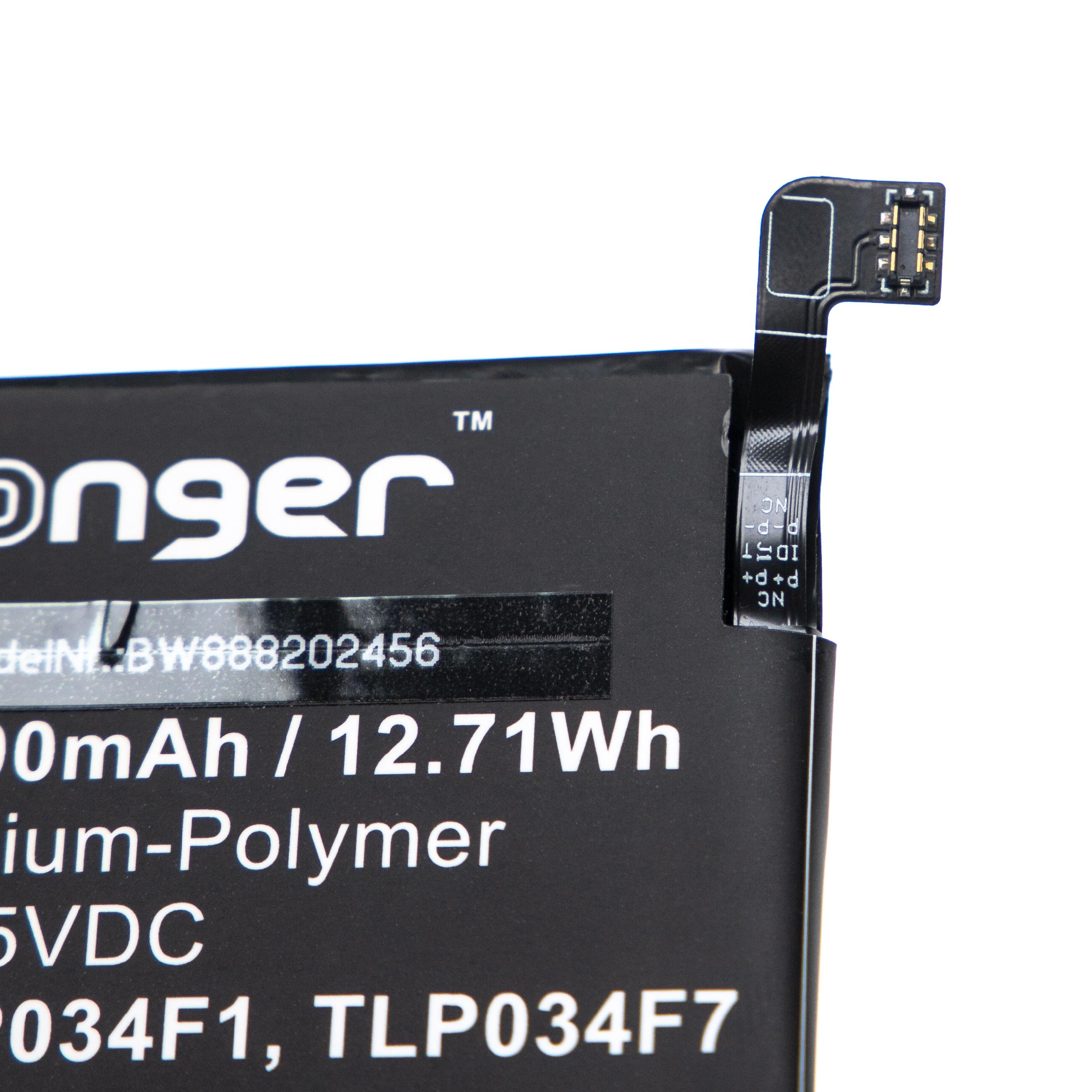 Akumulator do telefonu smartfona zamiennik Alcatel TLP034F1, TLP034F7 - 3300 mAh 3,85 V LiPo