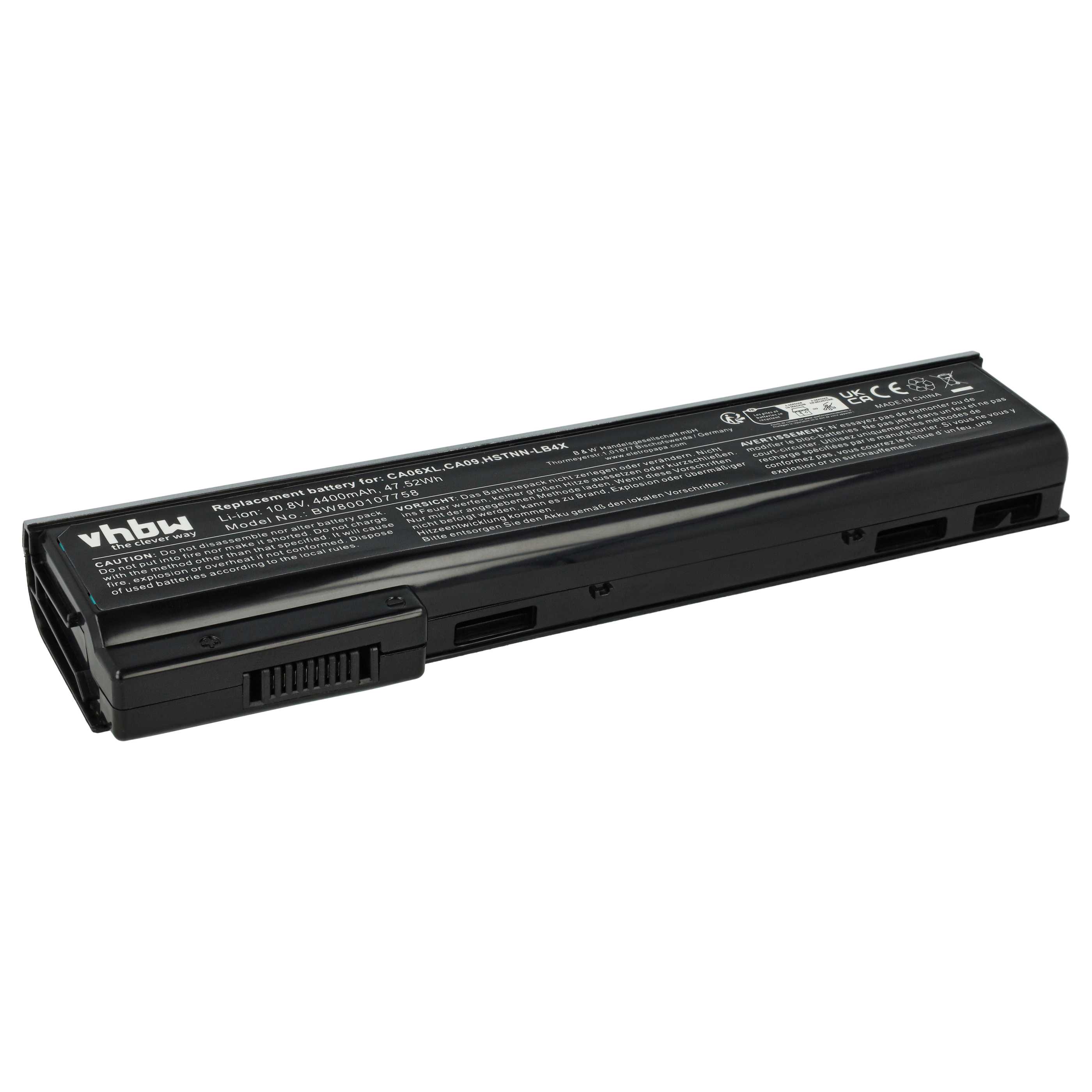 Akumulator do laptopa zamiennik HP 718675-141, 718675-142, 718675-121 - 4400 mAh 10,8 V Li-Ion, czarny
