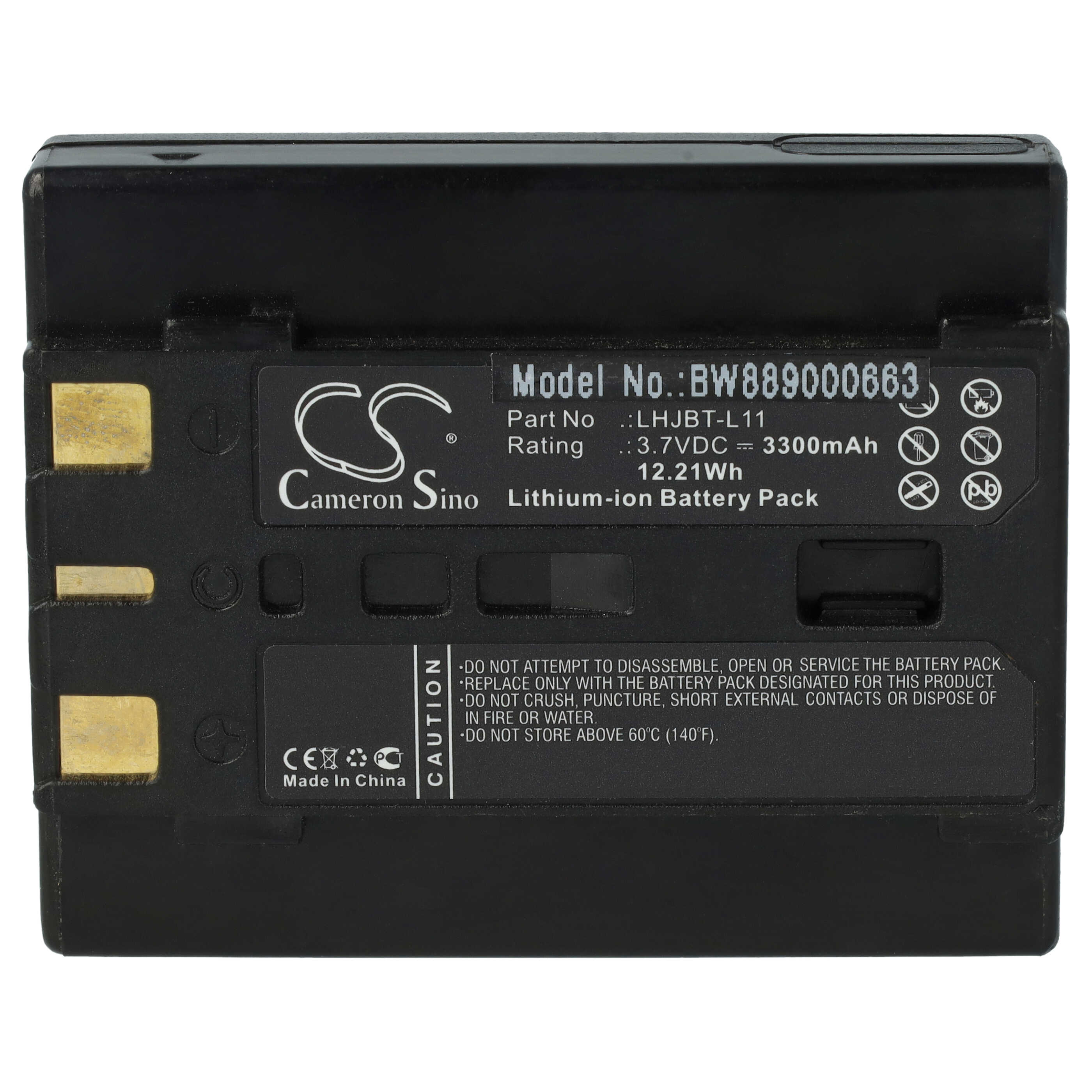 Batteria per dispositivo di misurazione sostituisce Sharp BT-L11, BT-L1 SpectraScan - 3300mAh 3,7V Li-Ion