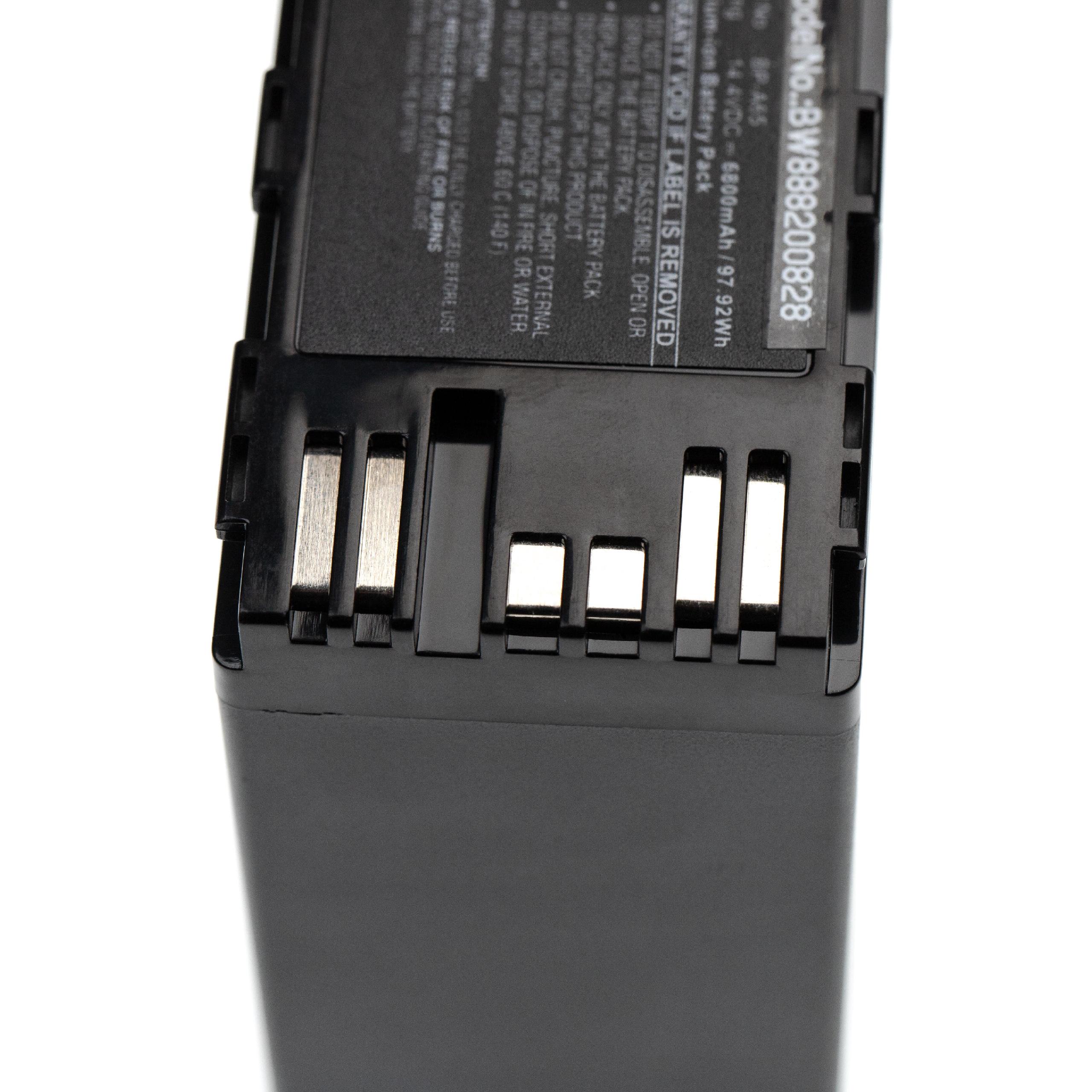 Videocamera Battery Replacement for Canon BP-A65 - 6800mAh 14.4V Li-Ion