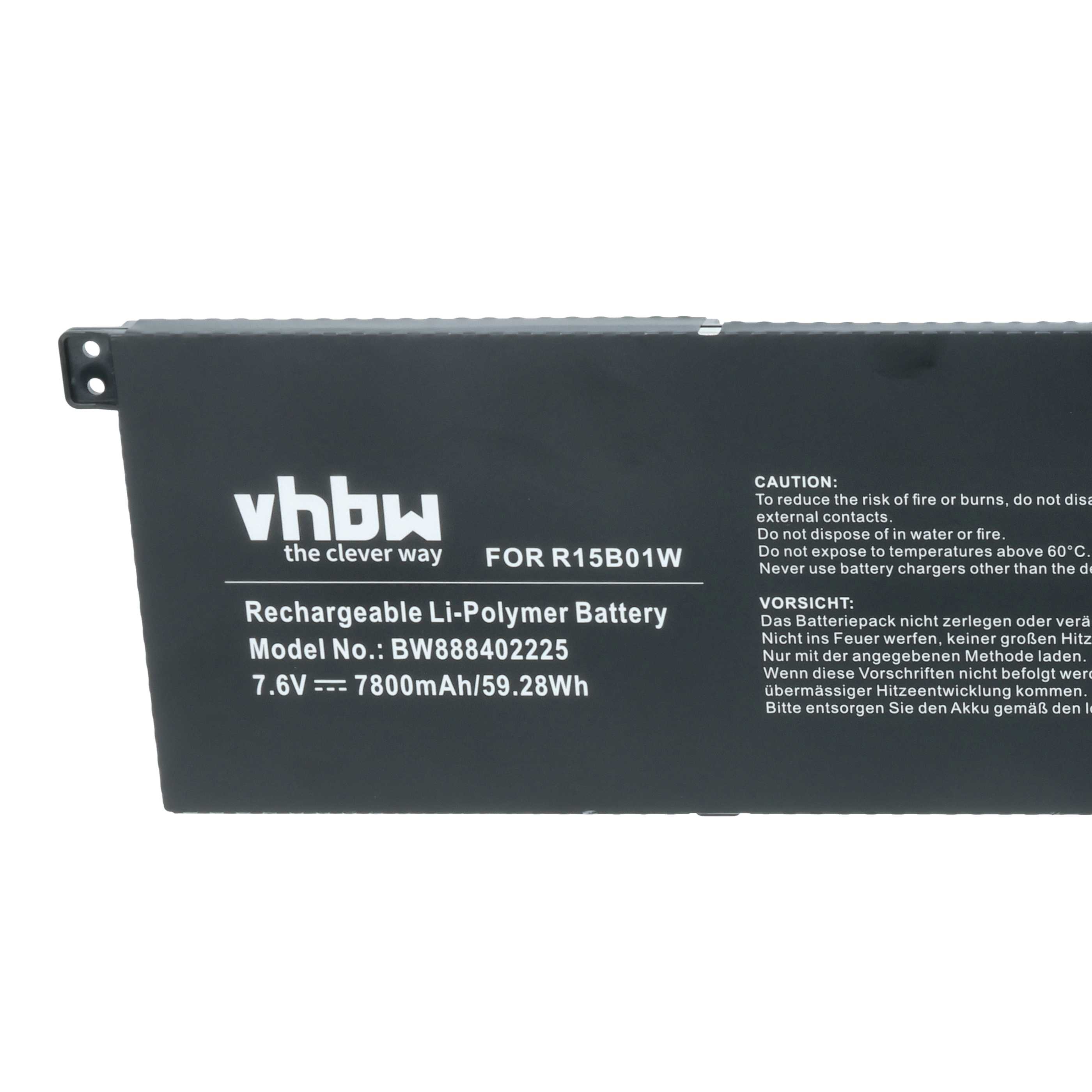 Akumulator do laptopa zamiennik Xiaomi R15B01W - 7800 mAh 7,6 V LiPo