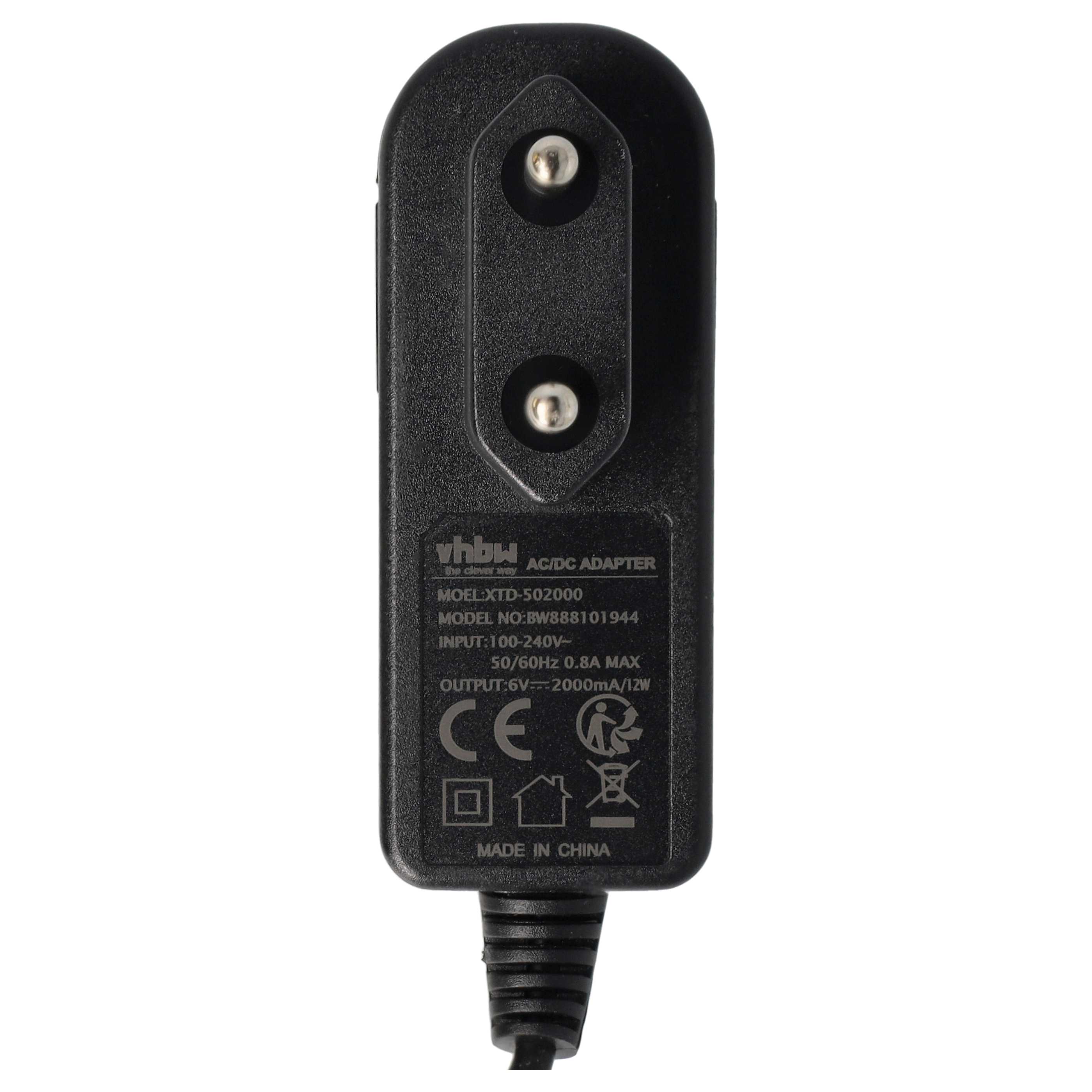 Power Adapter replaces Icom BC-153SA for Grundig Blood Pressure Monitor etc. - 114.5 cm, 6 V