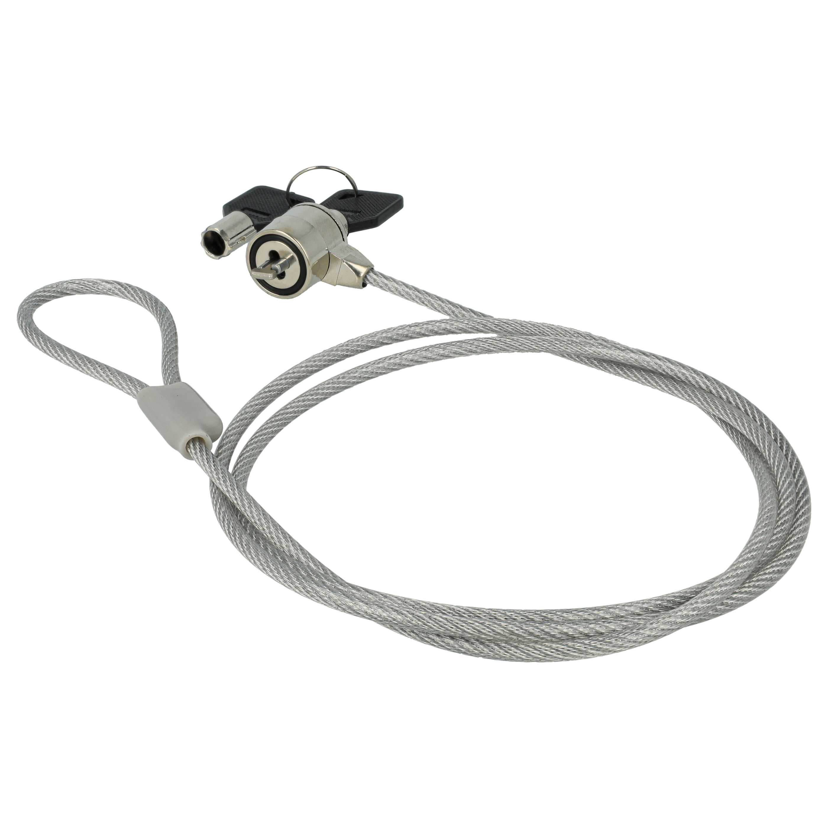 Kensington Lock suitable for Laptop, Notebook - Cable Lock with Keys, 1.2 m long