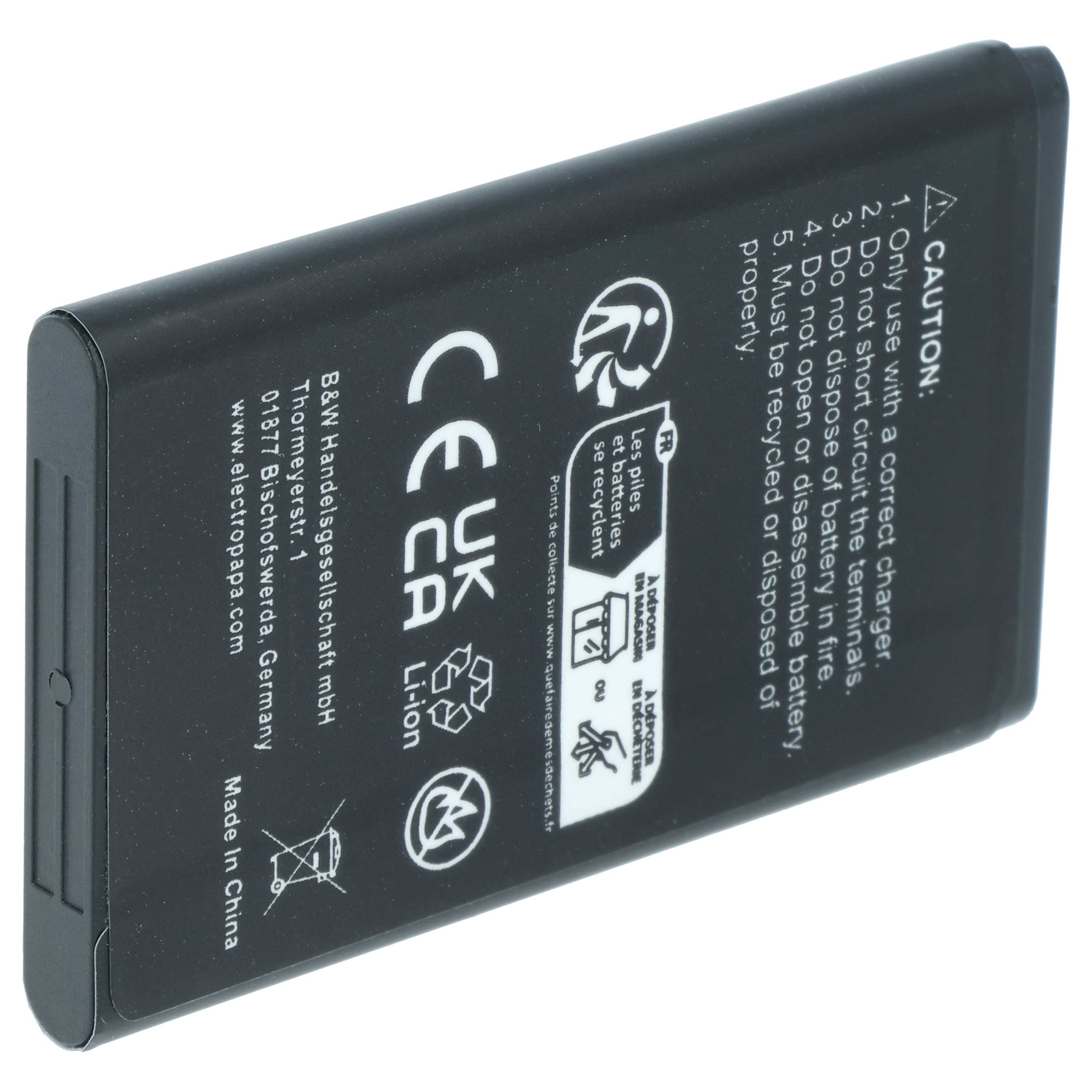 Batteria sostituisce Huawei HB5A2H per cellulare - 1100mAh 3,7V Li-Ion 