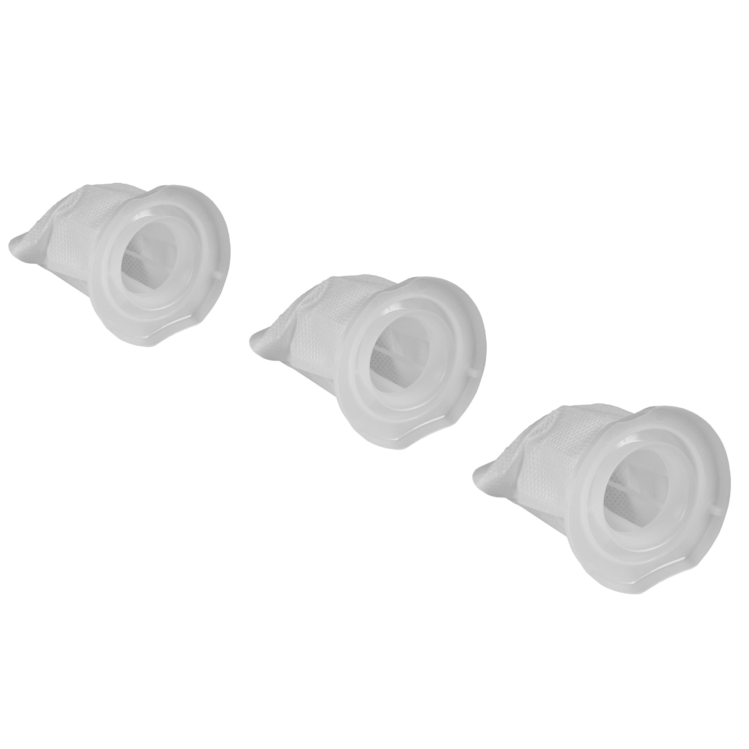 3x Filterdust filter suitable for Vorwerk Kobold VC100 Vacuum Cleaner
